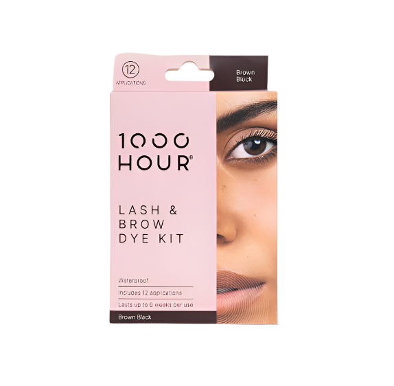 1000 Hour Eyelash & Brow Dye Kit - Brown Black