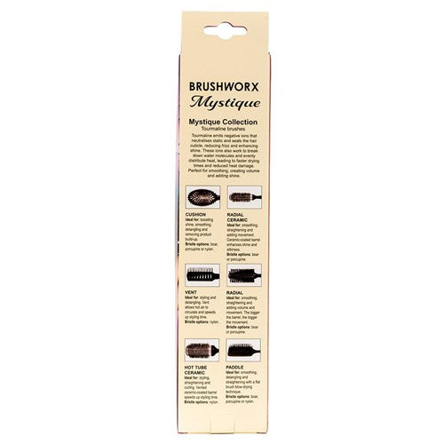 Brushworx Mystique Tourmaline Radial Hot Tube - Large 60mm