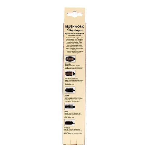 Brushworx Mystique Tourmaline Boar Radial - XSmall 35mm