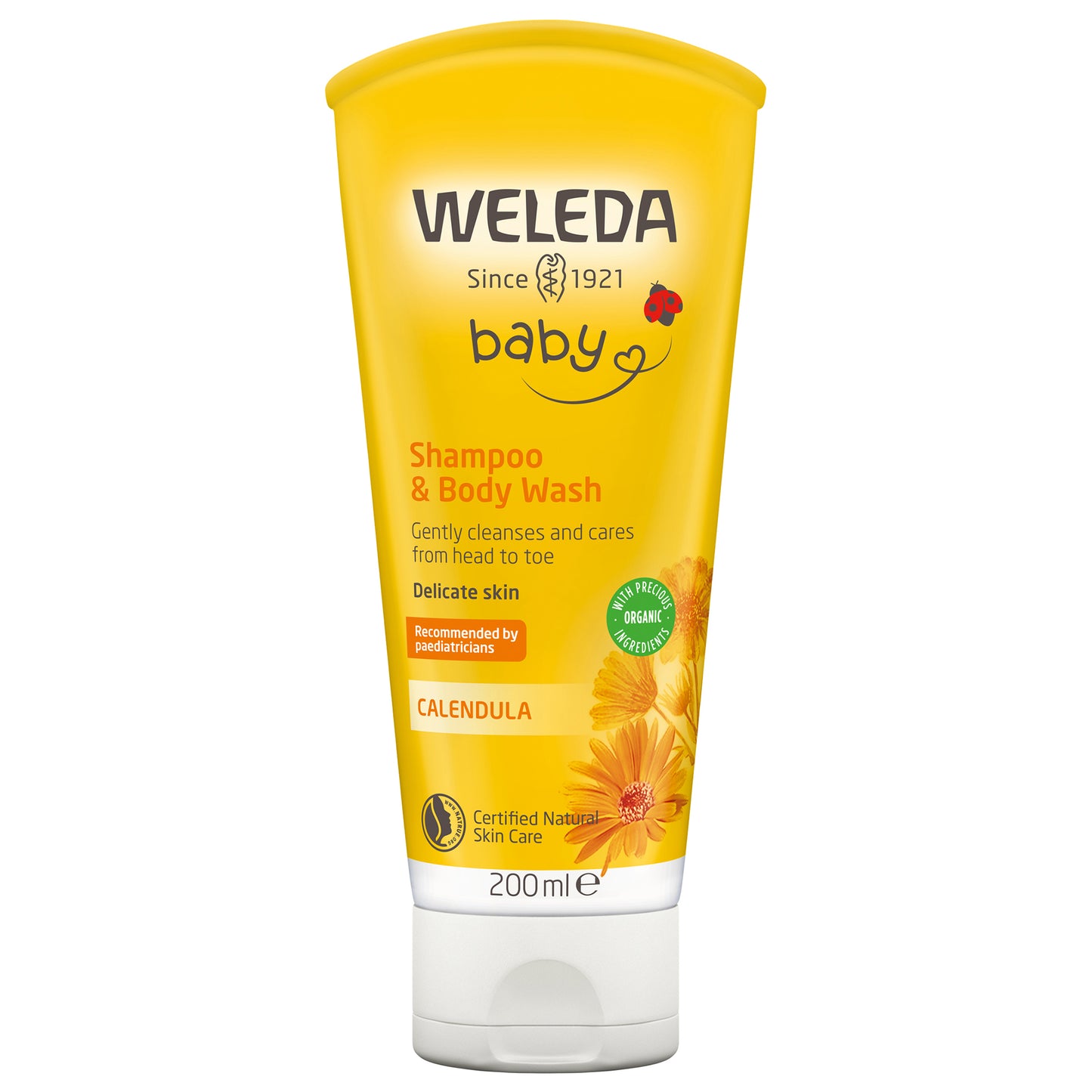 Weleda Calendula Shampoo and Body Wash 200ml