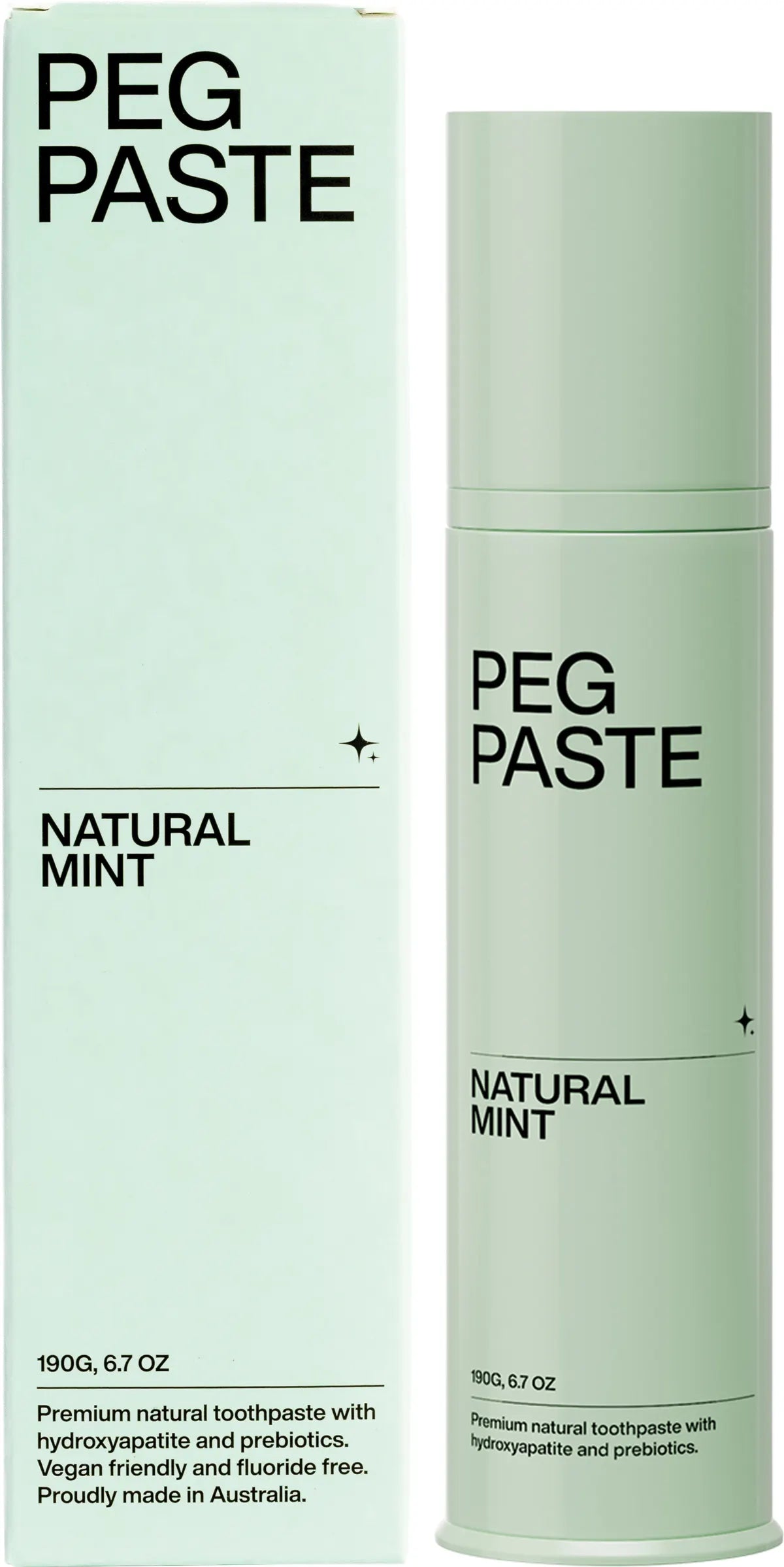 Peg Paste Toothpaste - N001 - Natural Mint 190g