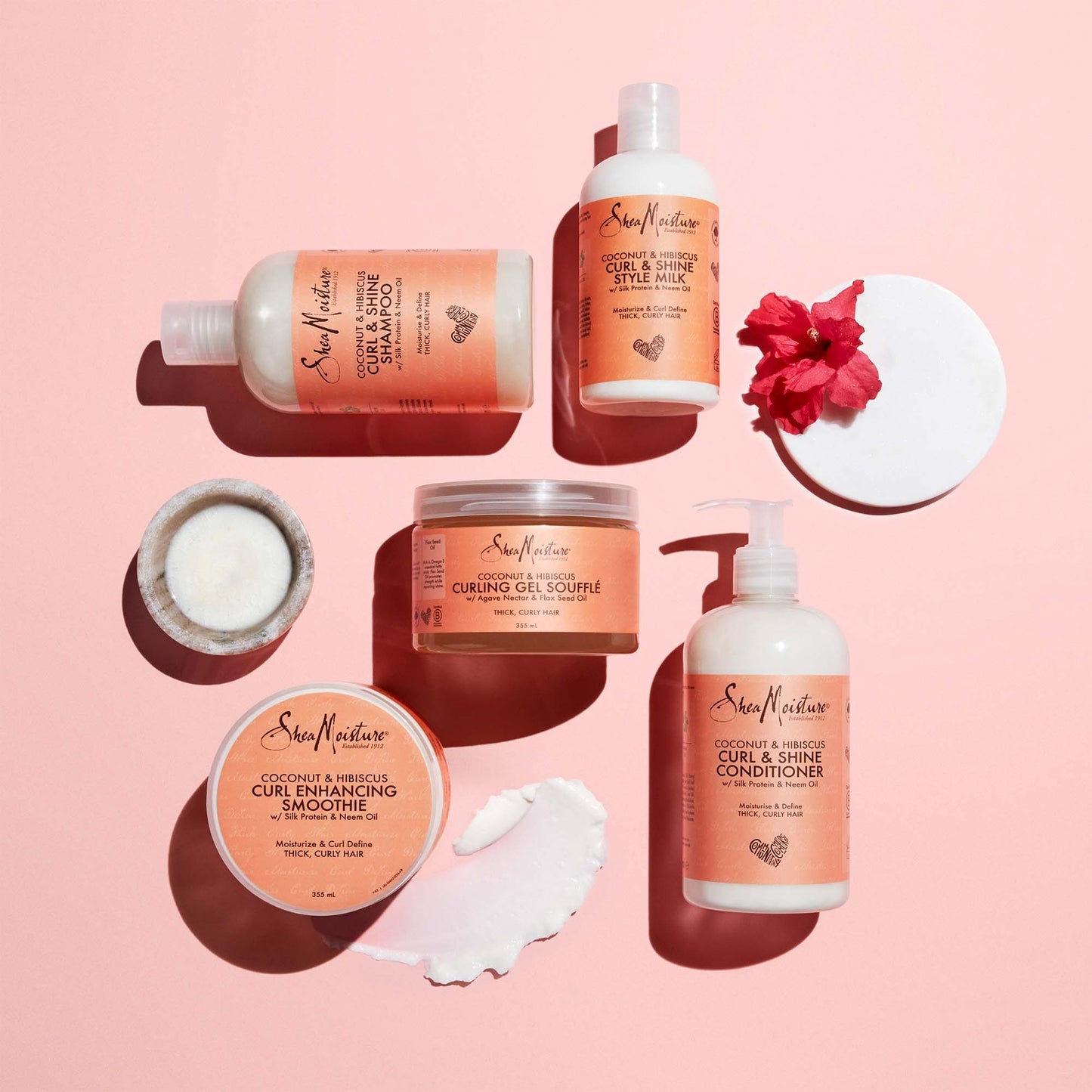 Shea Moisture Coconut & Hibiscus Curling Gel Soufflé 326ml