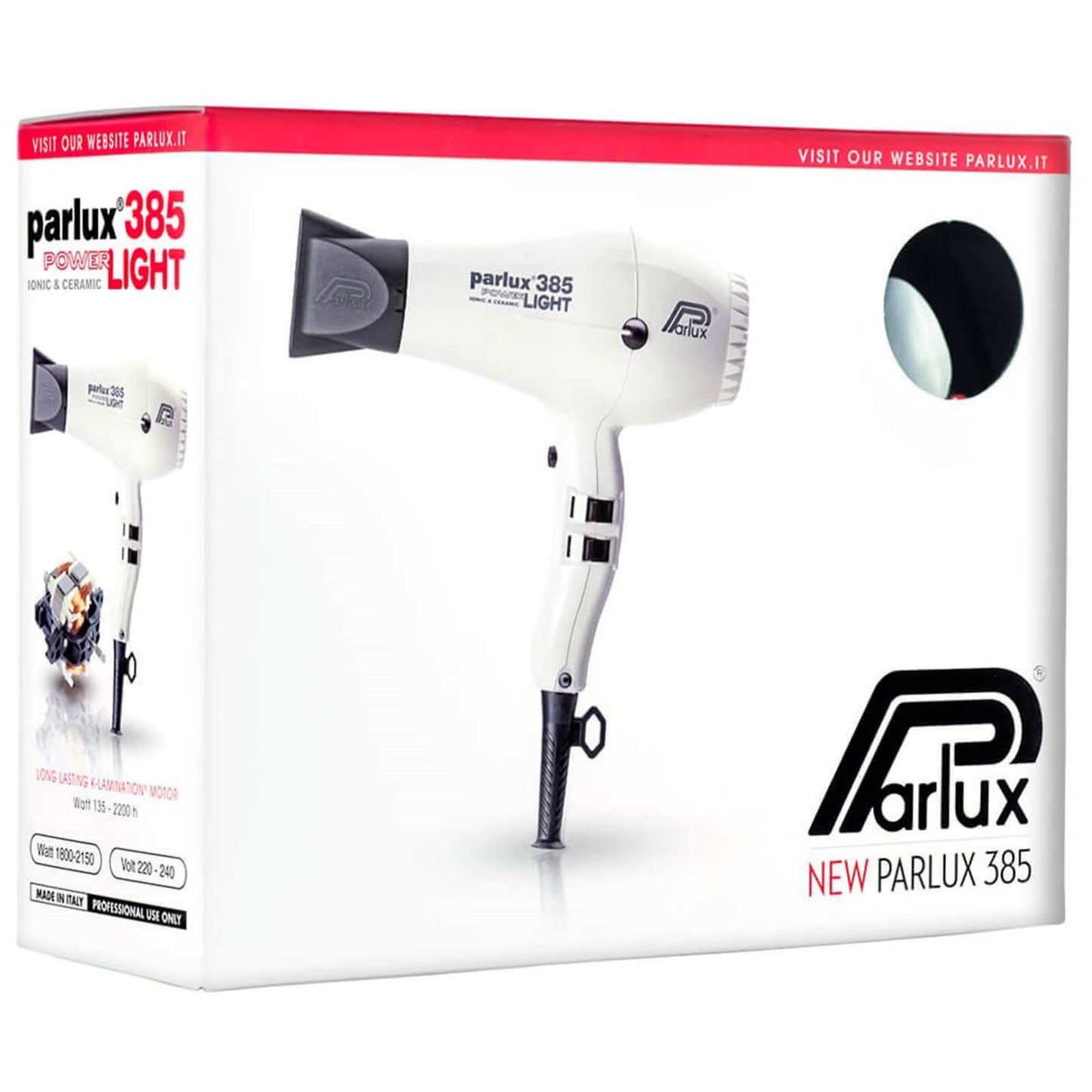 Parlux 385 Power Light Hair Dryer 2150W (Various Shades)