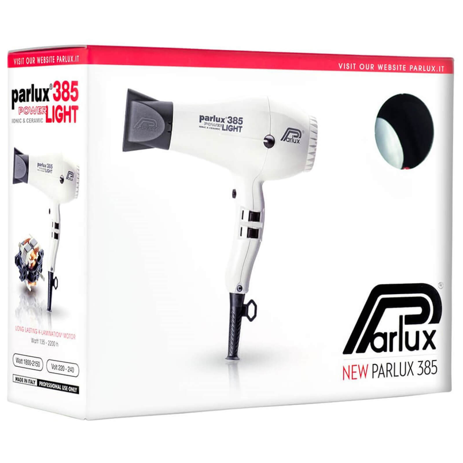Parlux 385 Power Light Hair Dryer 2150W (Various Shades)
