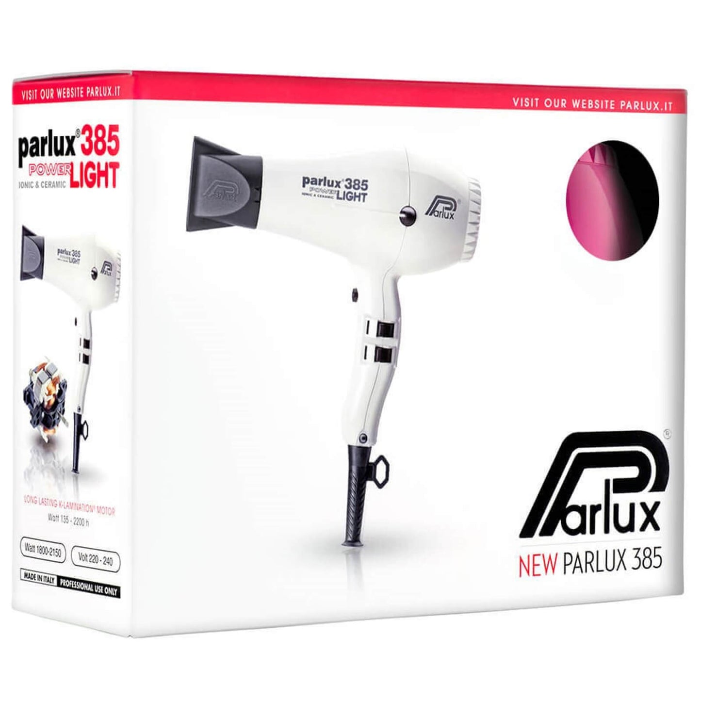Parlux 385 Power Light Hair Dryer 2150W (Various Shades)