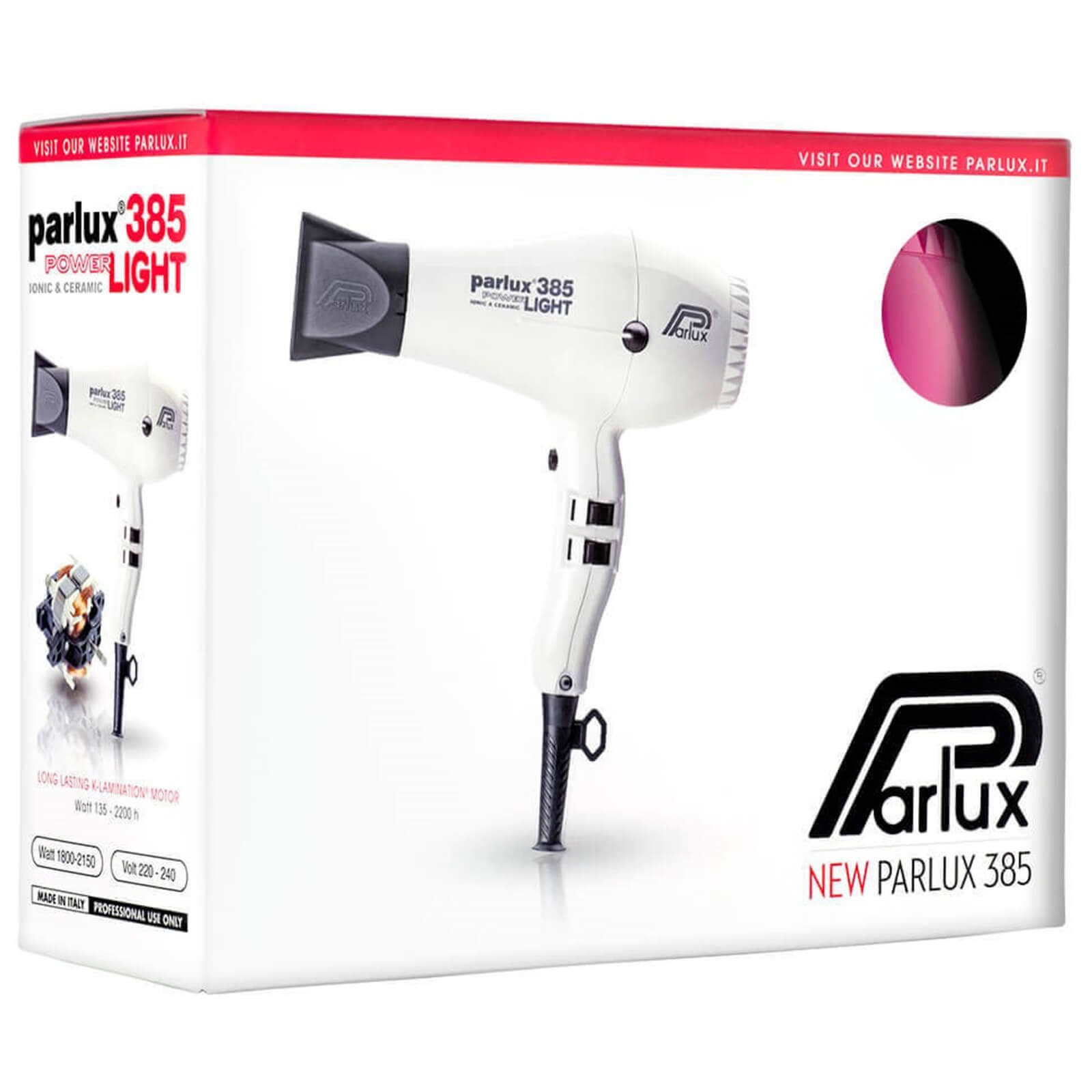 Parlux 385 Power Light Hair Dryer 2150W (Various Shades)