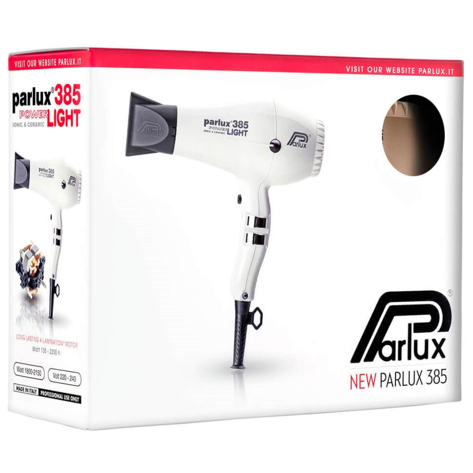 Parlux 385 Power Light Hair Dryer 2150W (Various Shades)