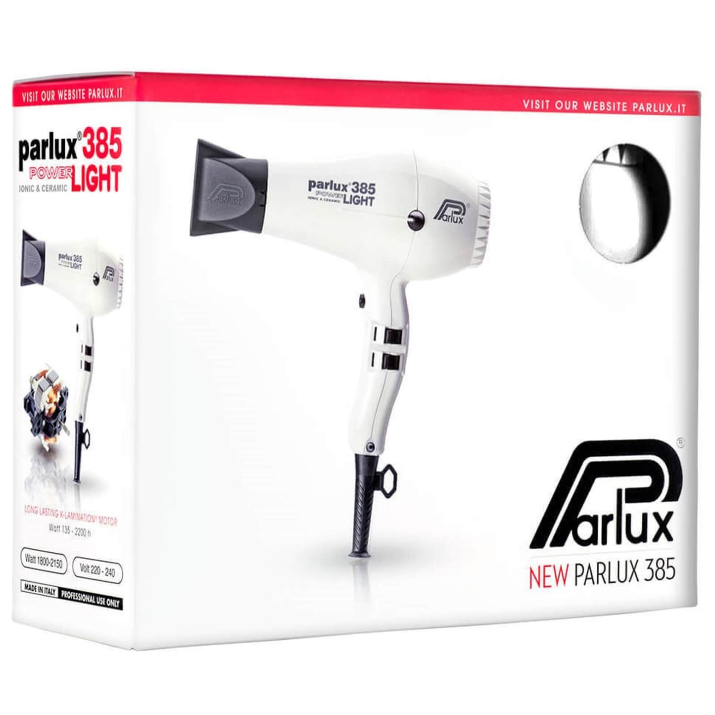 Parlux 385 Power Light Hair Dryer 2150W (Various Shades)