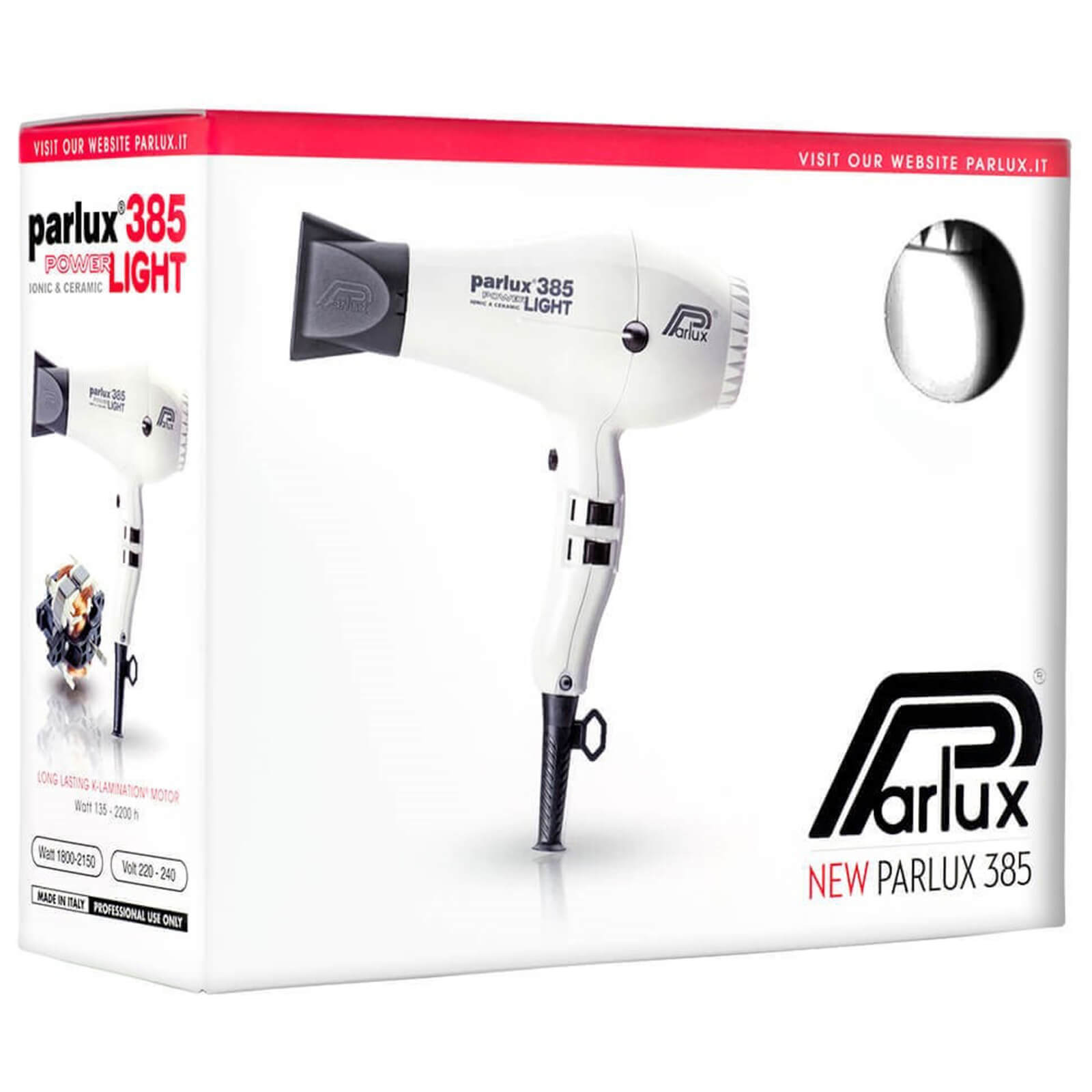 Parlux 385 Power Light Hair Dryer 2150W (Various Shades)