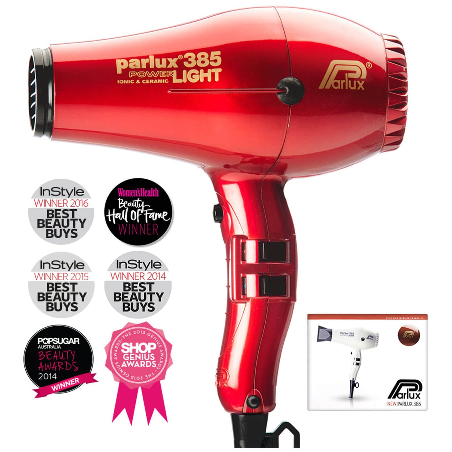 Parlux 385 Power Light Hair Dryer 2150W (Various Shades)