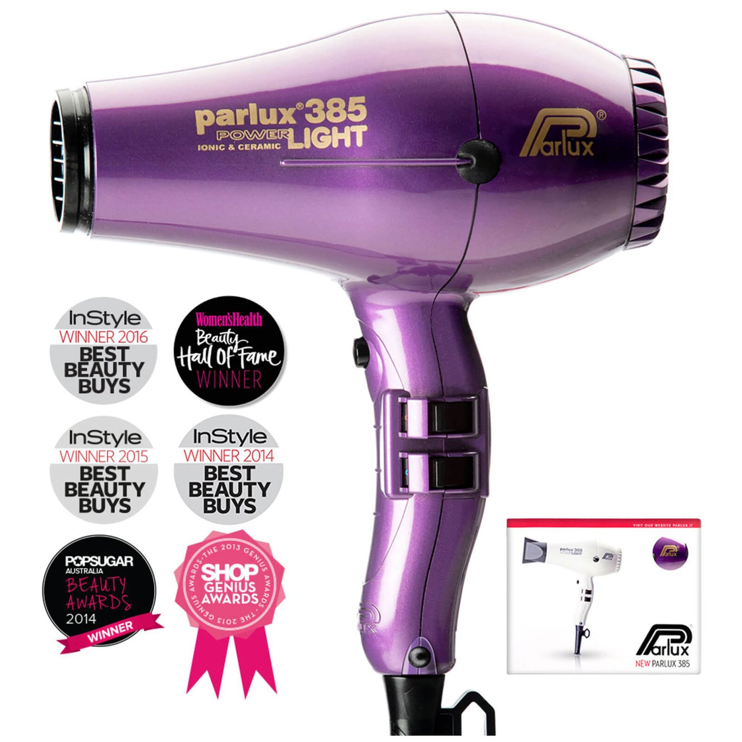 Parlux 385 Power Light Hair Dryer 2150W (Various Shades)
