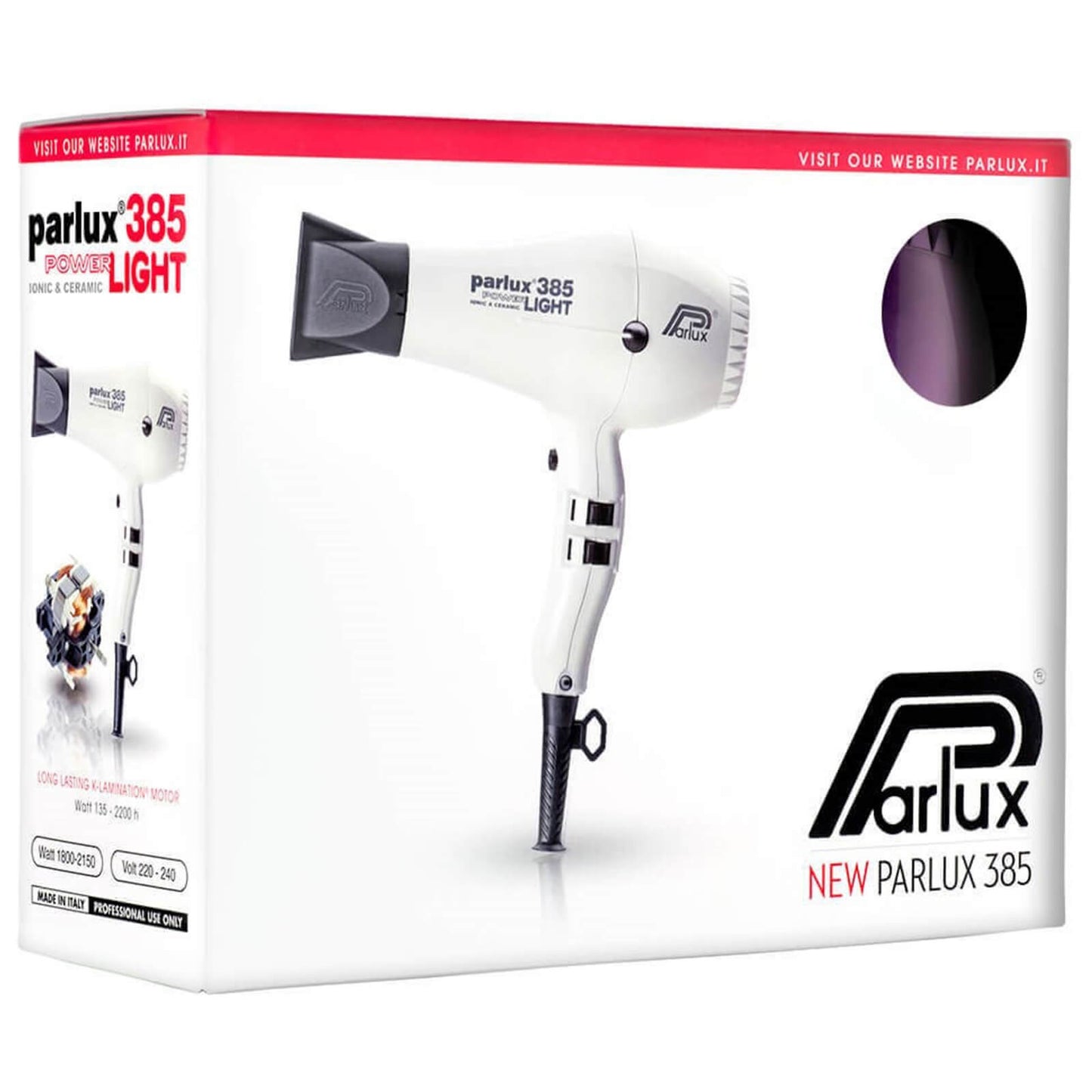 Parlux 385 Power Light Hair Dryer 2150W (Various Shades)