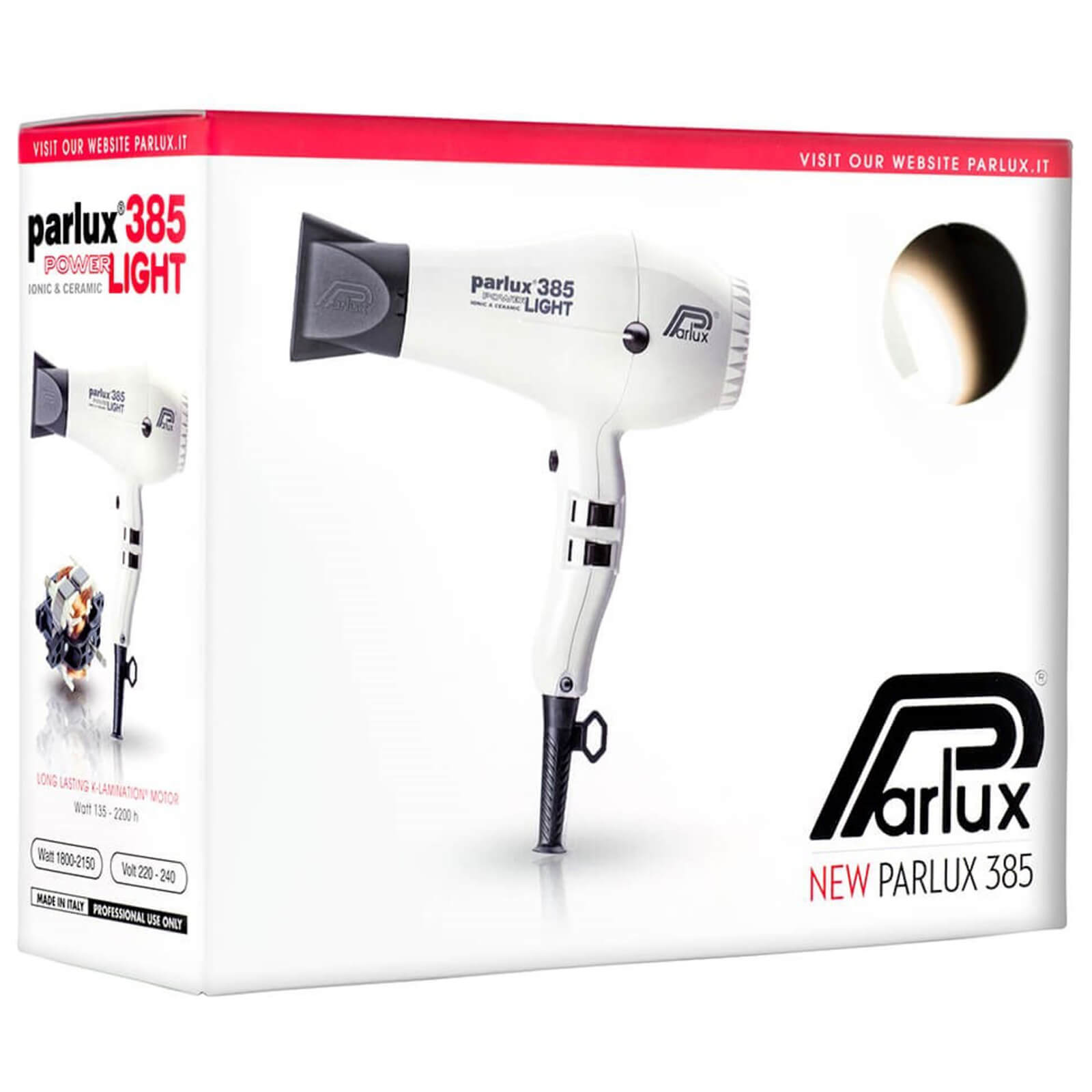 Parlux 385 Power Light Hair Dryer 2150W (Various Shades)