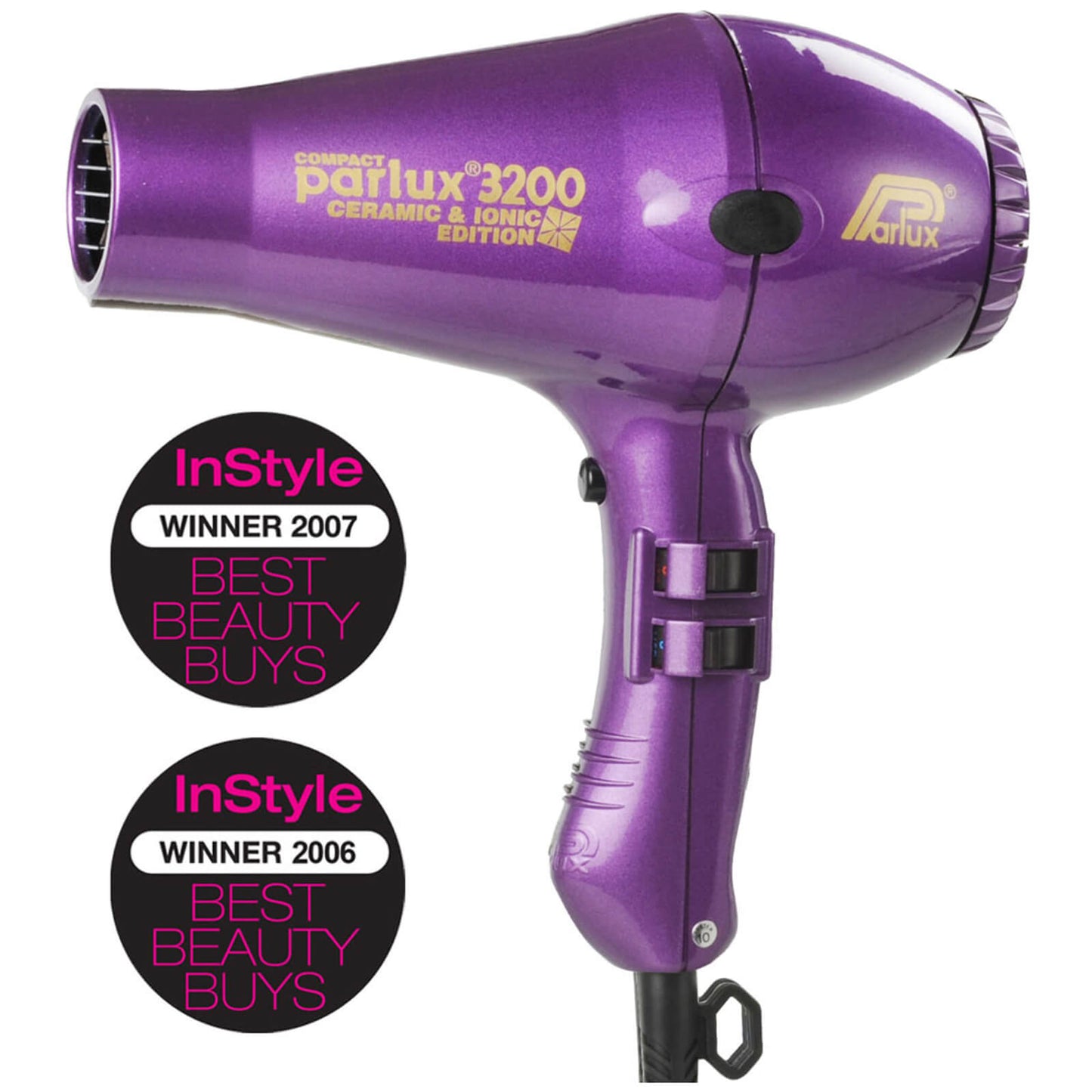 Parlux 3200 Compact Ceramic & Ionic Hair Dryer 1900W (Various Shades)