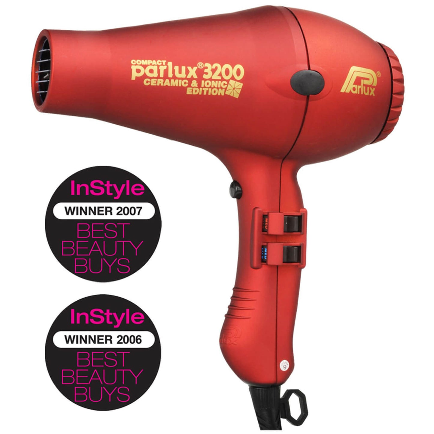 Parlux 3200 Compact Ceramic & Ionic Hair Dryer 1900W (Various Shades)