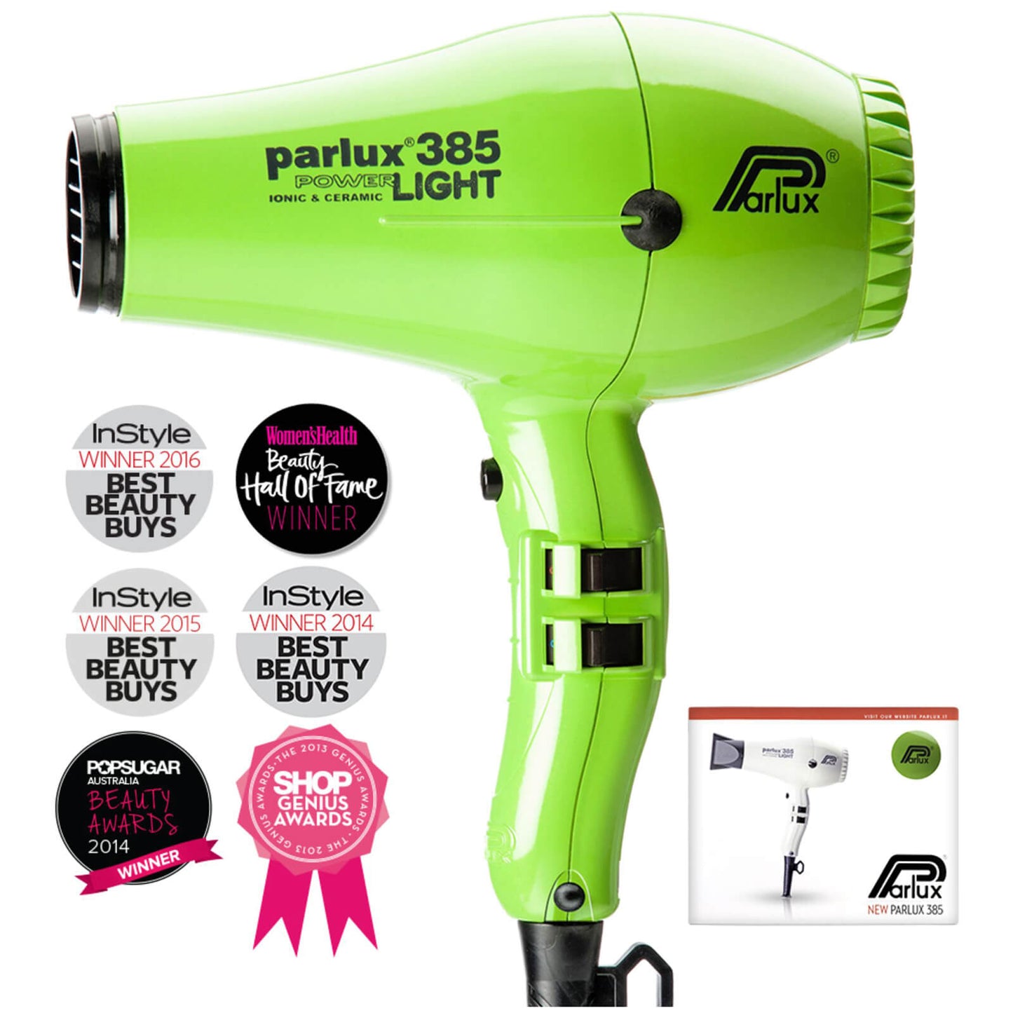 Parlux 385 Power Light Hair Dryer 2150W (Various Shades)
