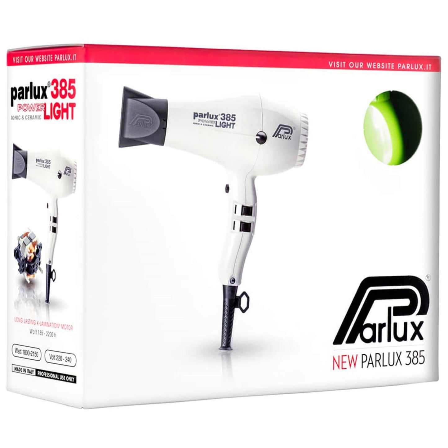 Parlux 385 Power Light Hair Dryer 2150W (Various Shades)