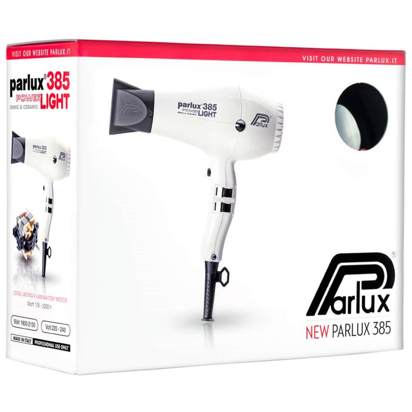 Parlux 385 Power Light Hair Dryer 2150W (Various Shades)