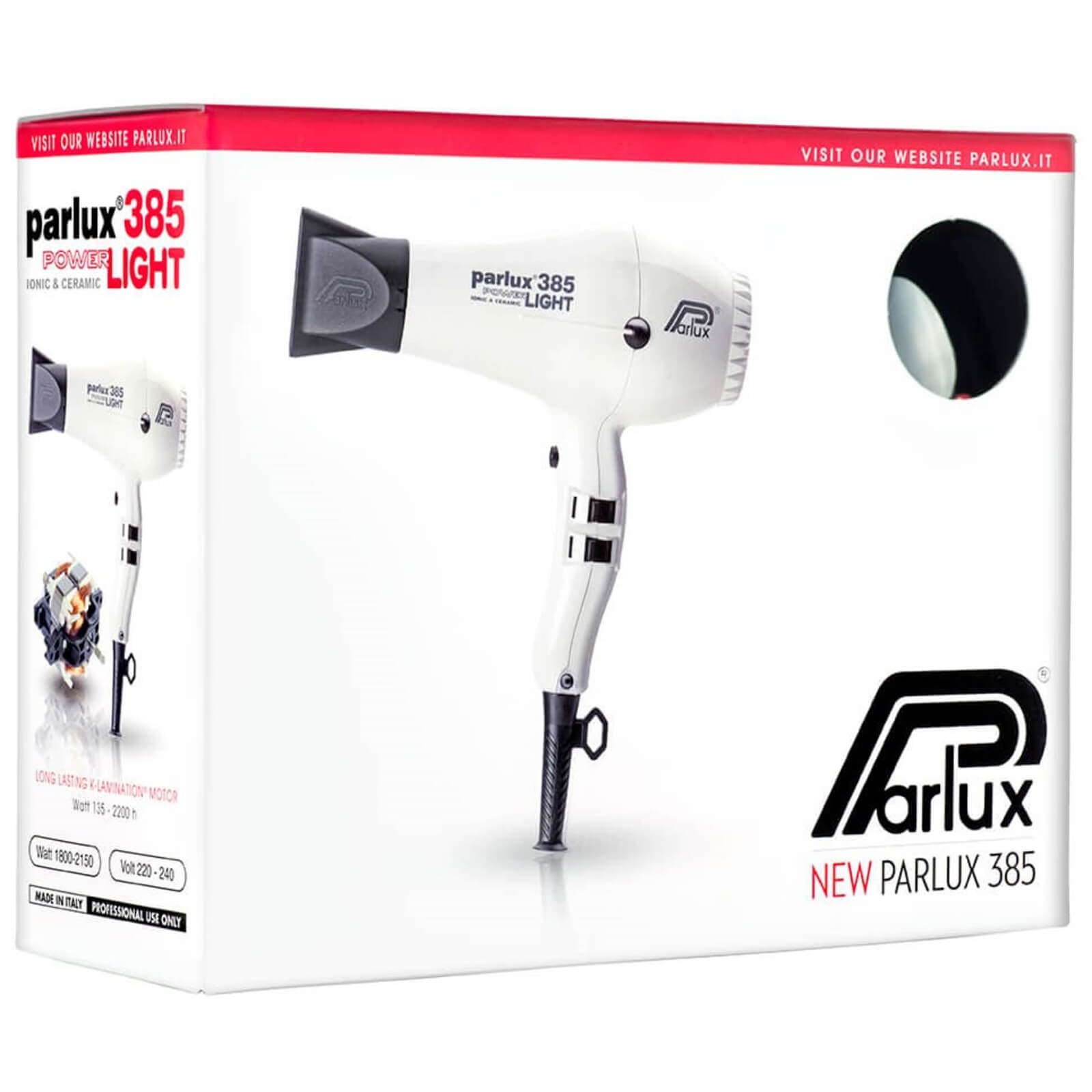 Parlux 385 Power Light Hair Dryer 2150W (Various Shades)