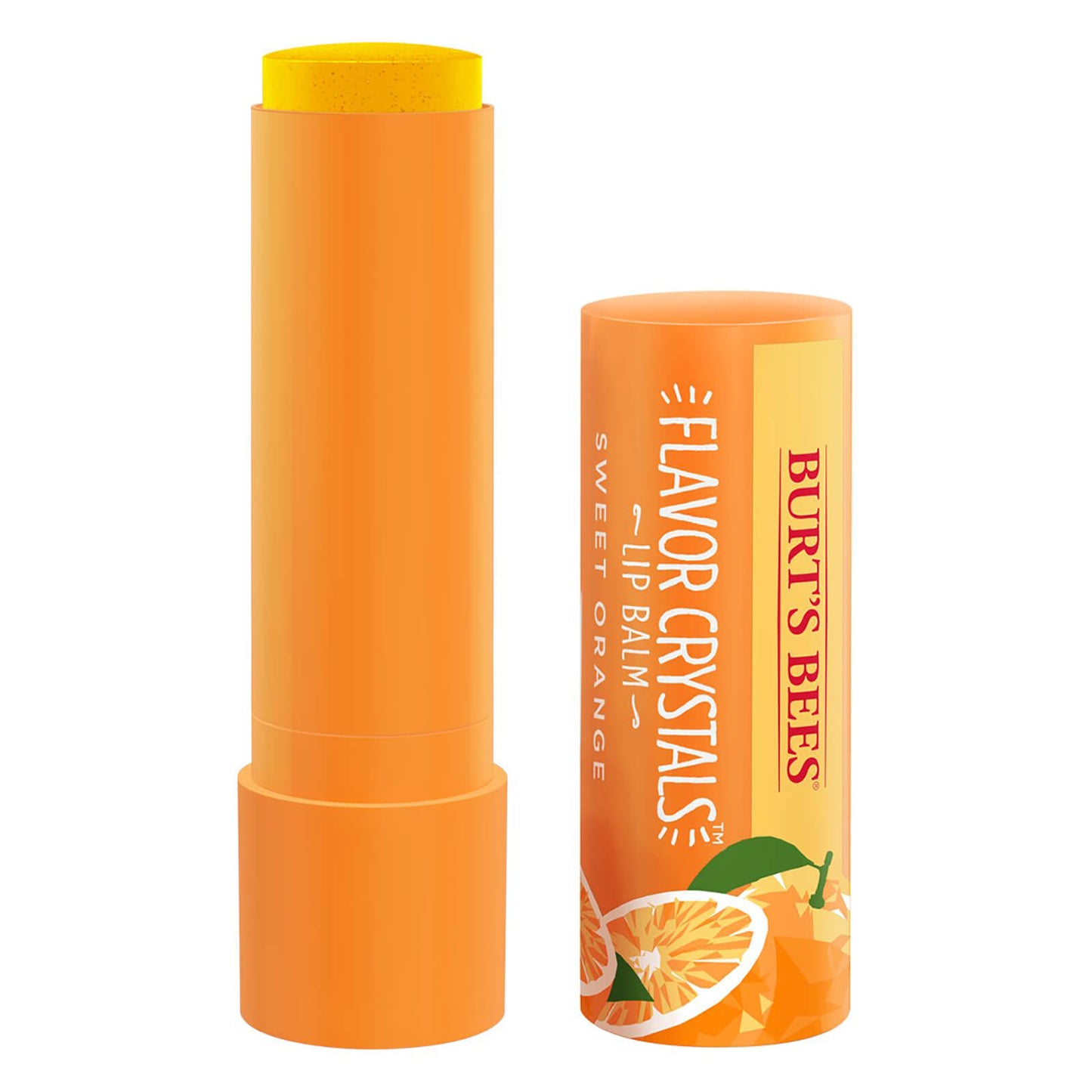 Burt's Bees Flavour Crystals 100% Natural Moisturising Lip Balm - Sweet Orange 4.53g