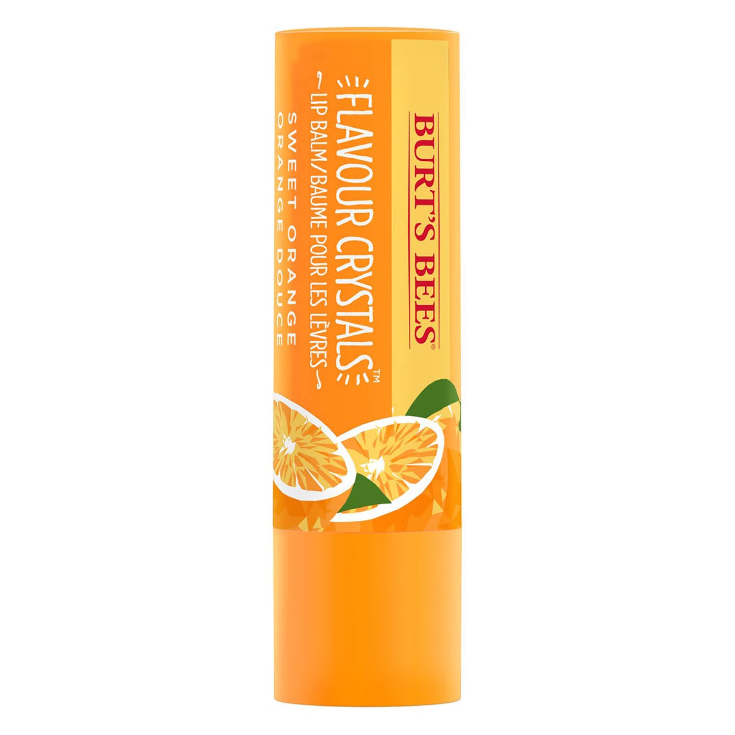 Burt's Bees Flavour Crystals 100% Natural Moisturising Lip Balm - Sweet Orange 4.53g
