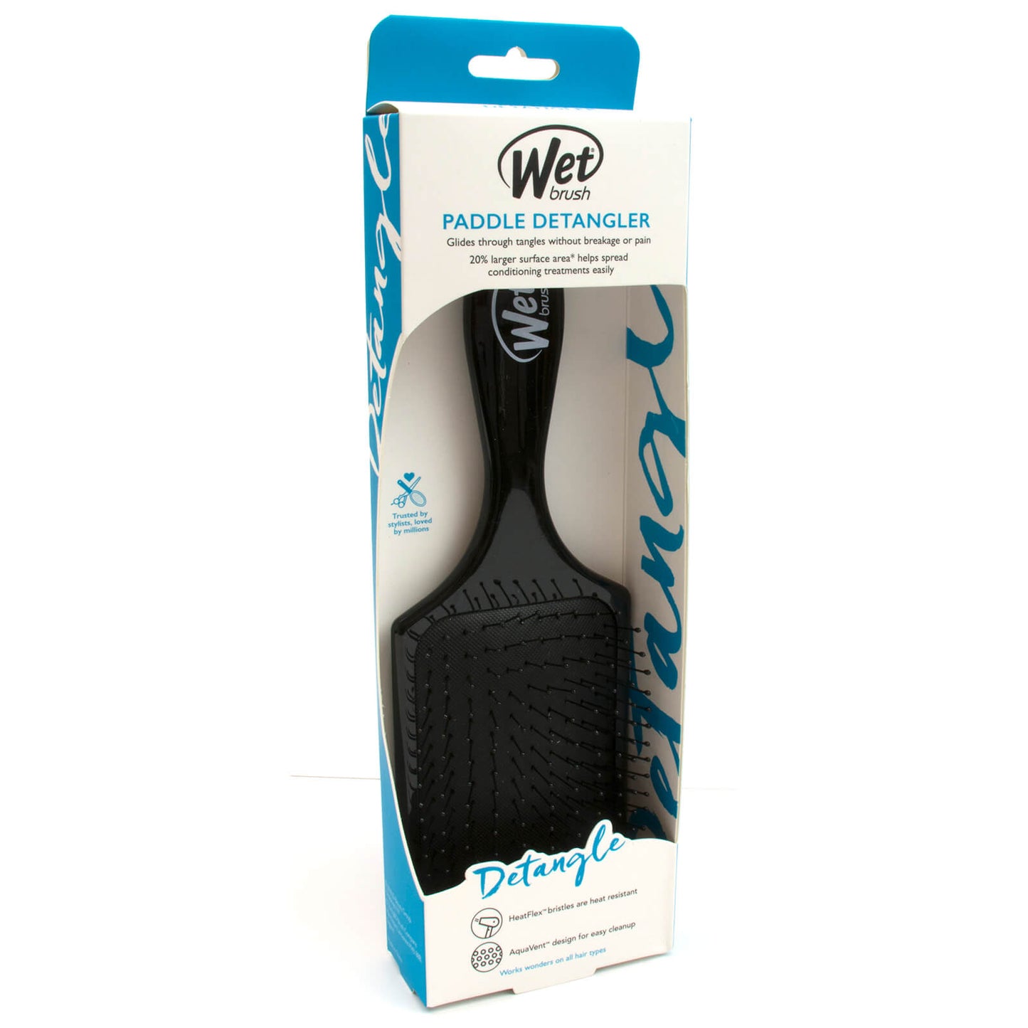 WetBrush Detangler Paddle Brush - Black