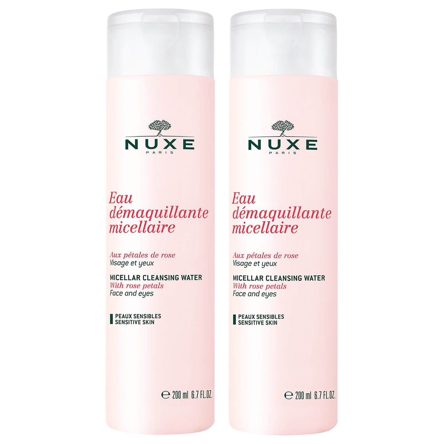 NUXE Micellar Water Duo with Rose Petals 2 x 200ml