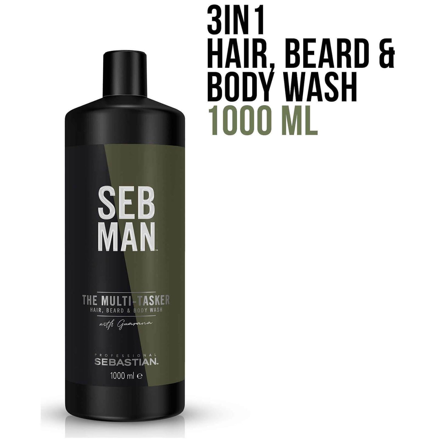 SEB MAN The Multi-Tasker Hair Beard and Body Wash 1000ml