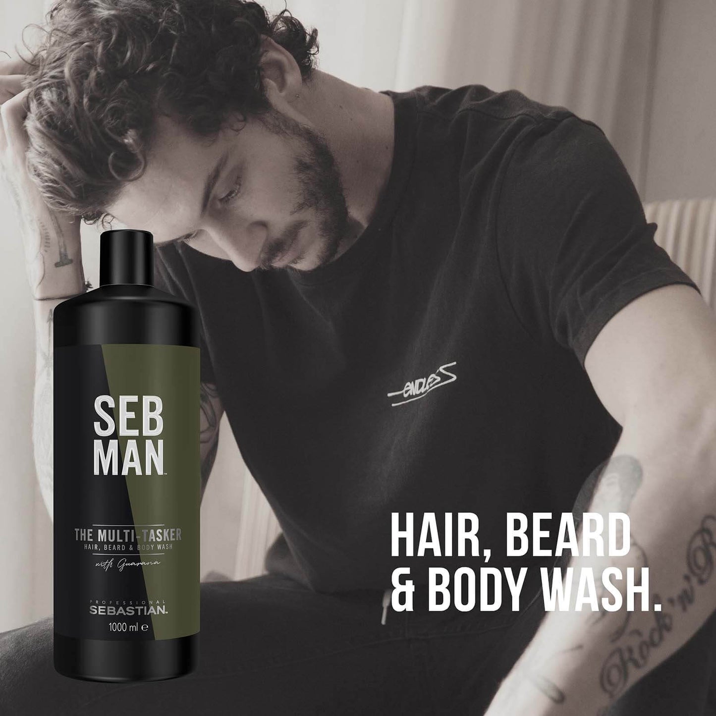 SEB MAN The Multi-Tasker Hair Beard and Body Wash 1000ml