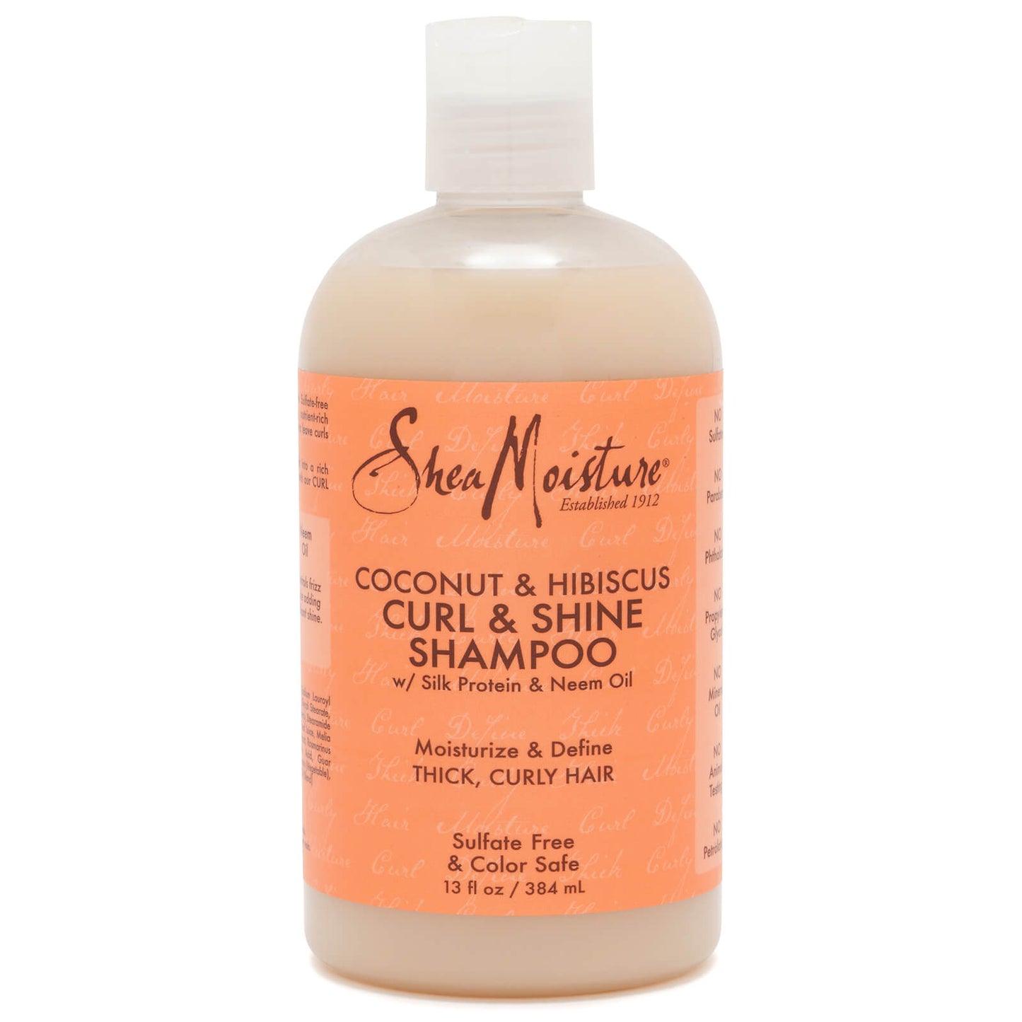 SheaMoisture Coconut & Hibiscus Curl & Shine Shampoo 384ml