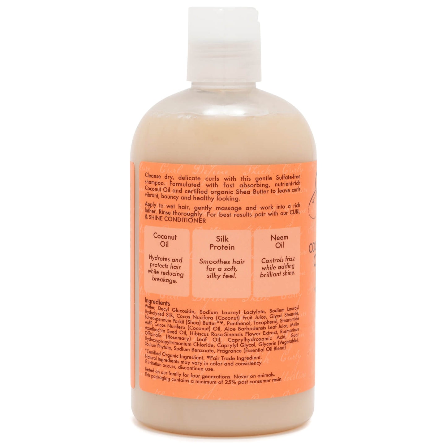 SheaMoisture Coconut & Hibiscus Curl & Shine Shampoo 384ml