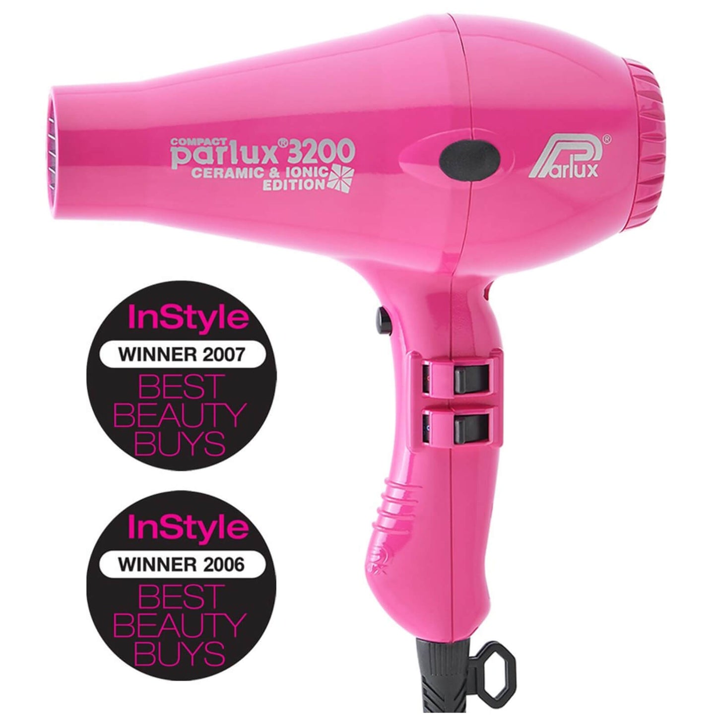 Parlux 3200 Compact Ceramic & Ionic Hair Dryer 1900W (Various Shades)