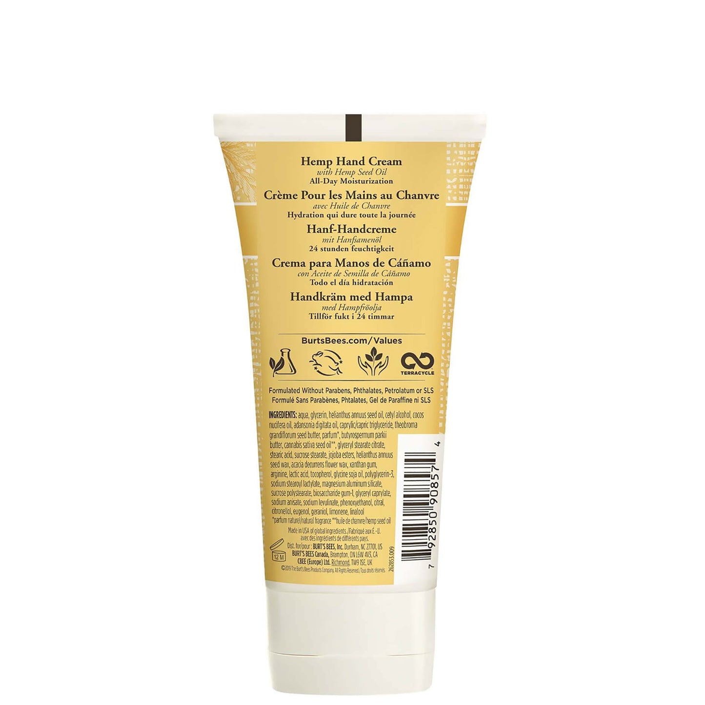 Burt's Bees Hemp Hand Cream 70g