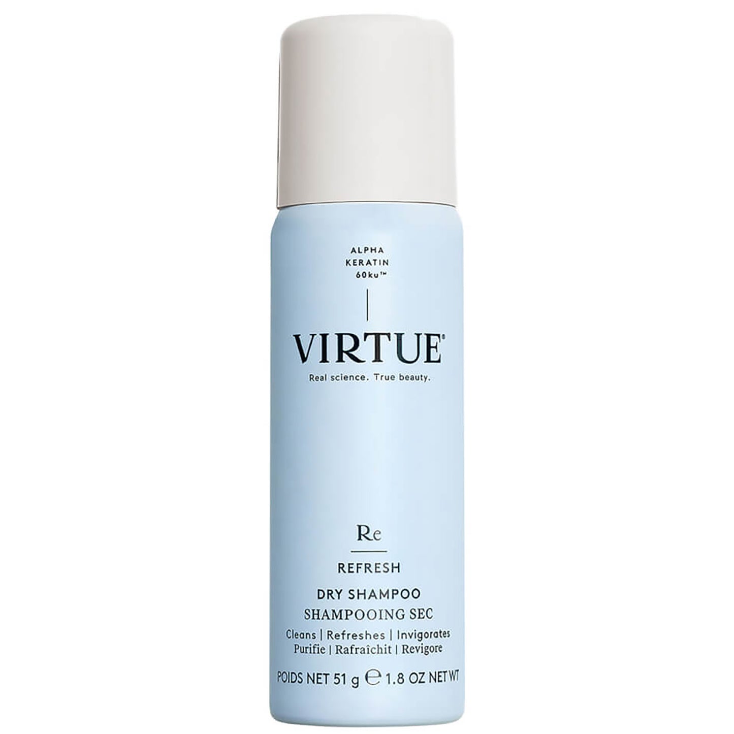 Virtue Refresh Dry Shampoo Travel Size 51g