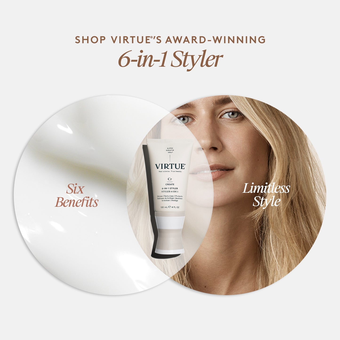 Virtue Create 6-in-1 Styler 60ml