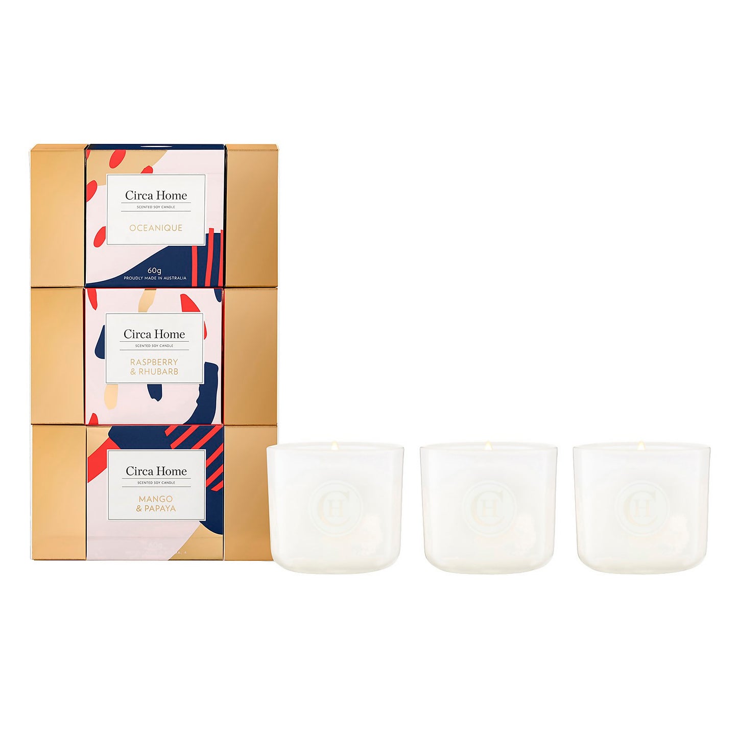 Circa Home Mini Candle Trio Bon Bon (3 x 60g)