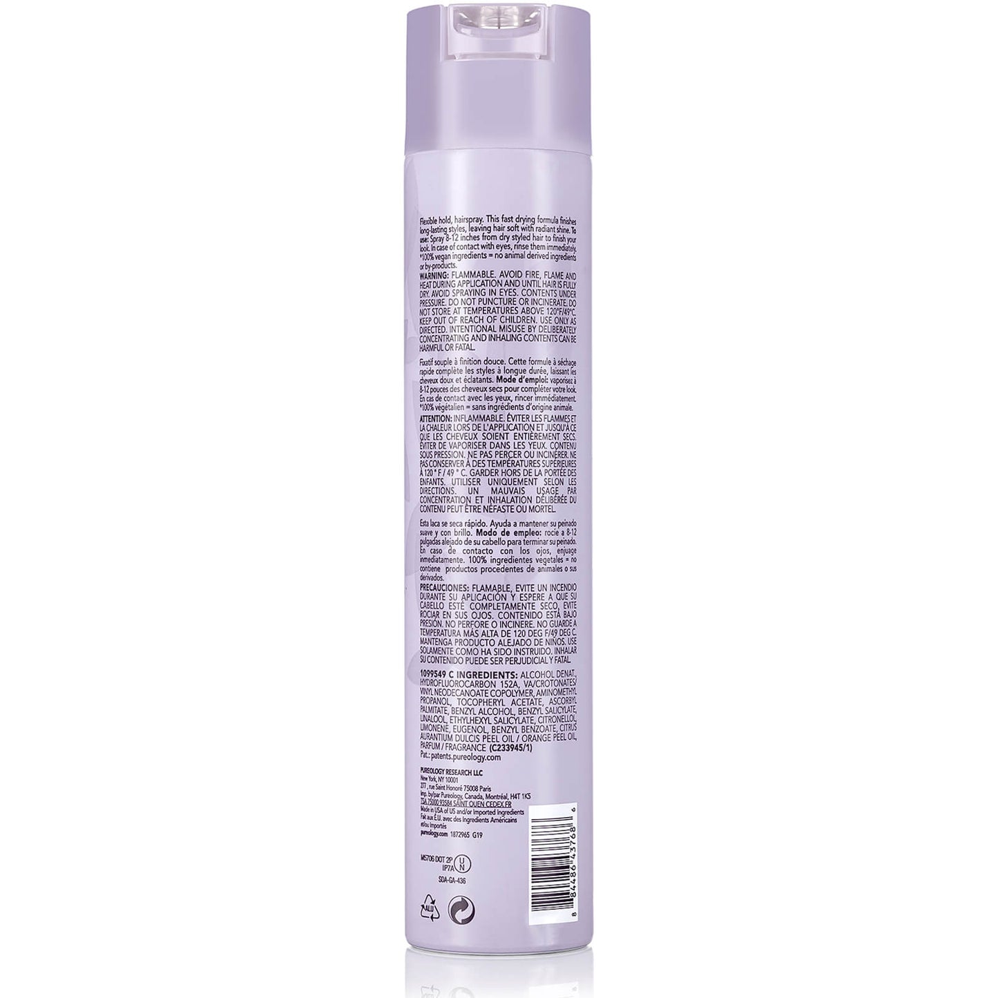 Pureology Style and Protect Soft Finish Hairspray 312g