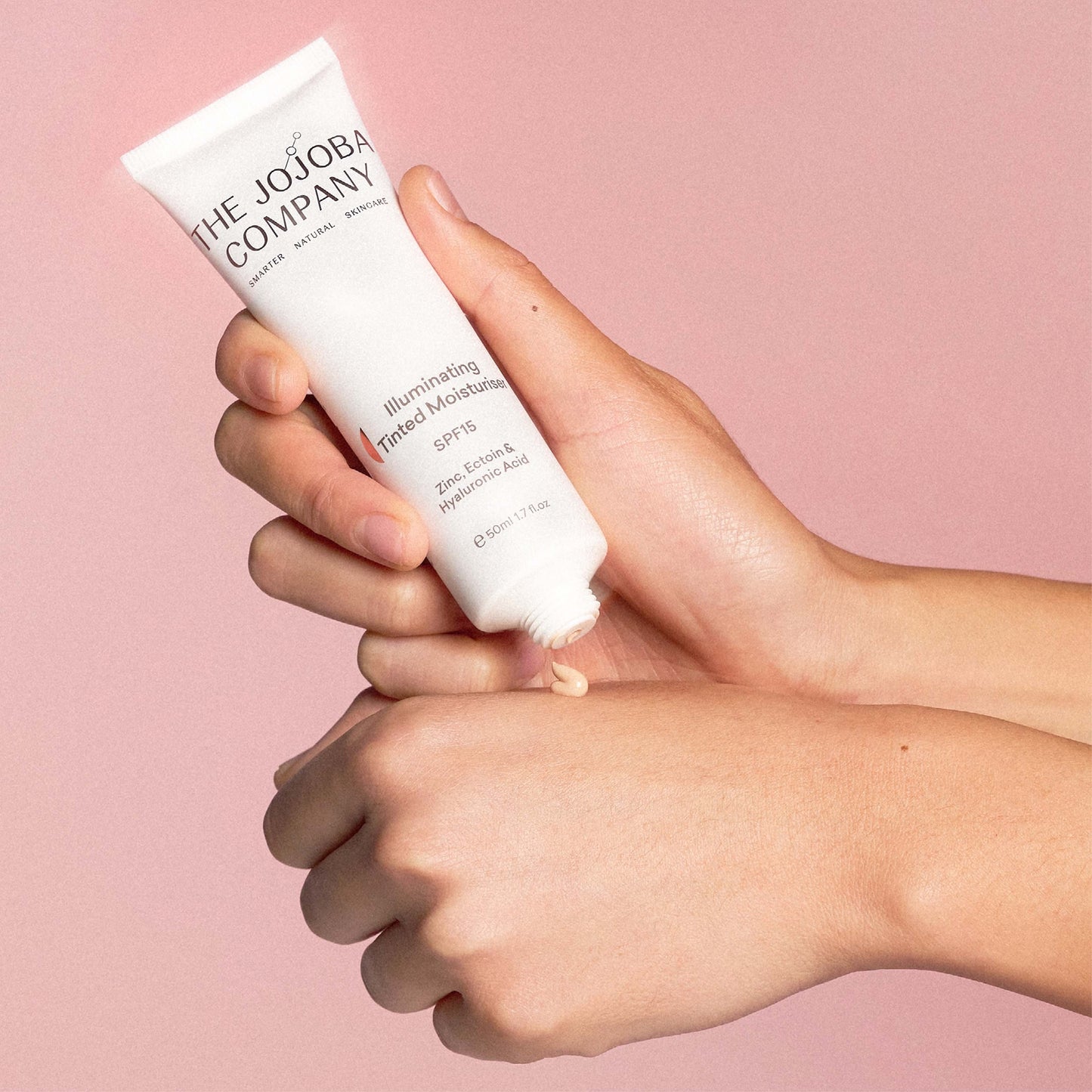 The Jojoba Company Illuminating Tinted Moisturiser SPF15 50ml - Light