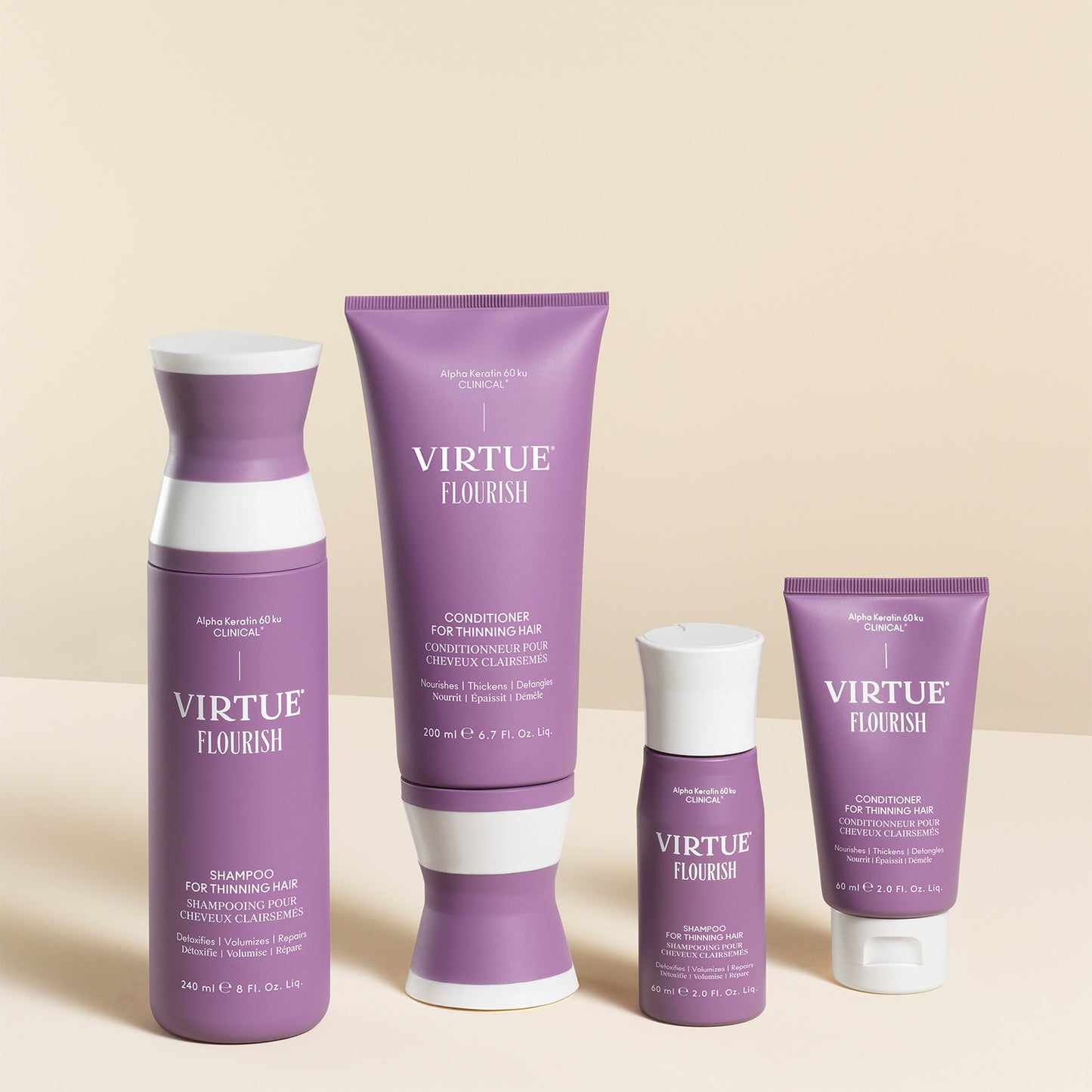 Virtue Flourish Shampoo for Thinning Hair 60ml