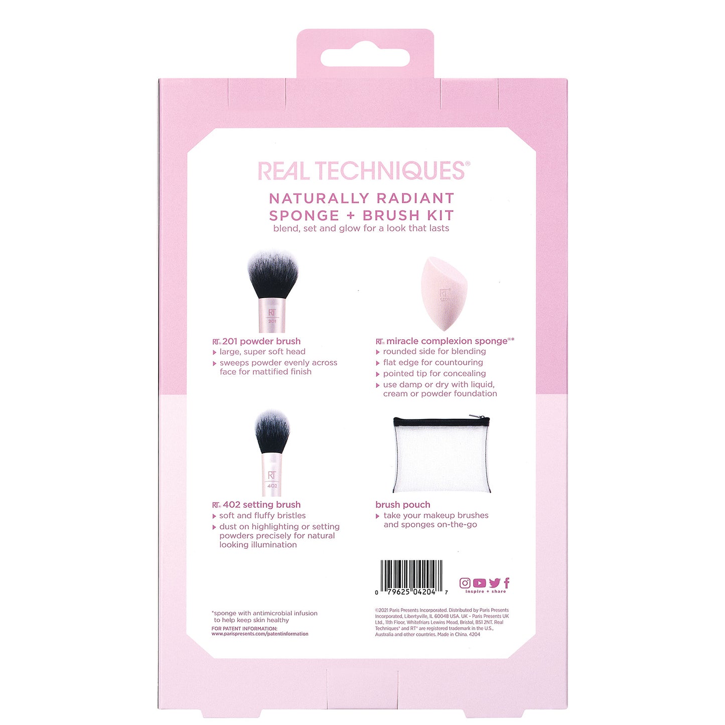 Real Techniques Naturally Radiant Sponge and Brush Kit
