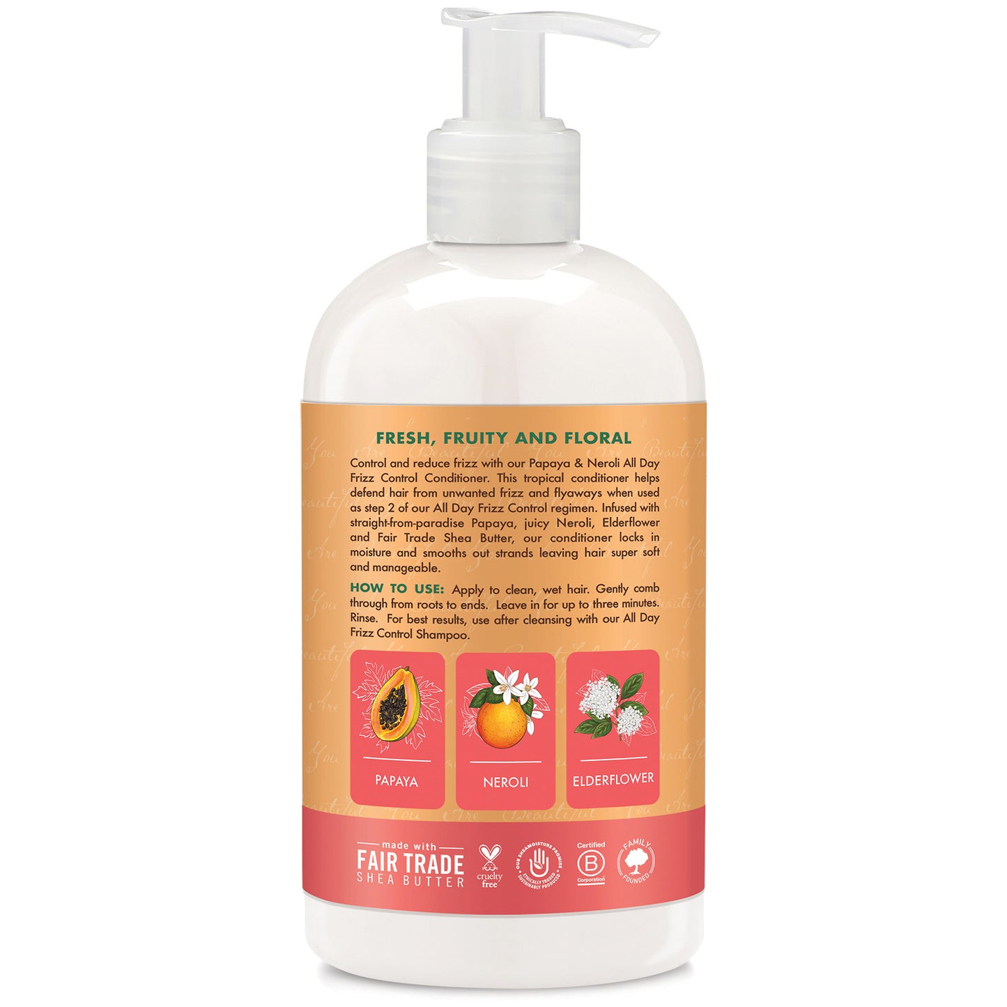 SheaMoisture Papaya & Neroli All Day Frizz Control Conditioner 384ml