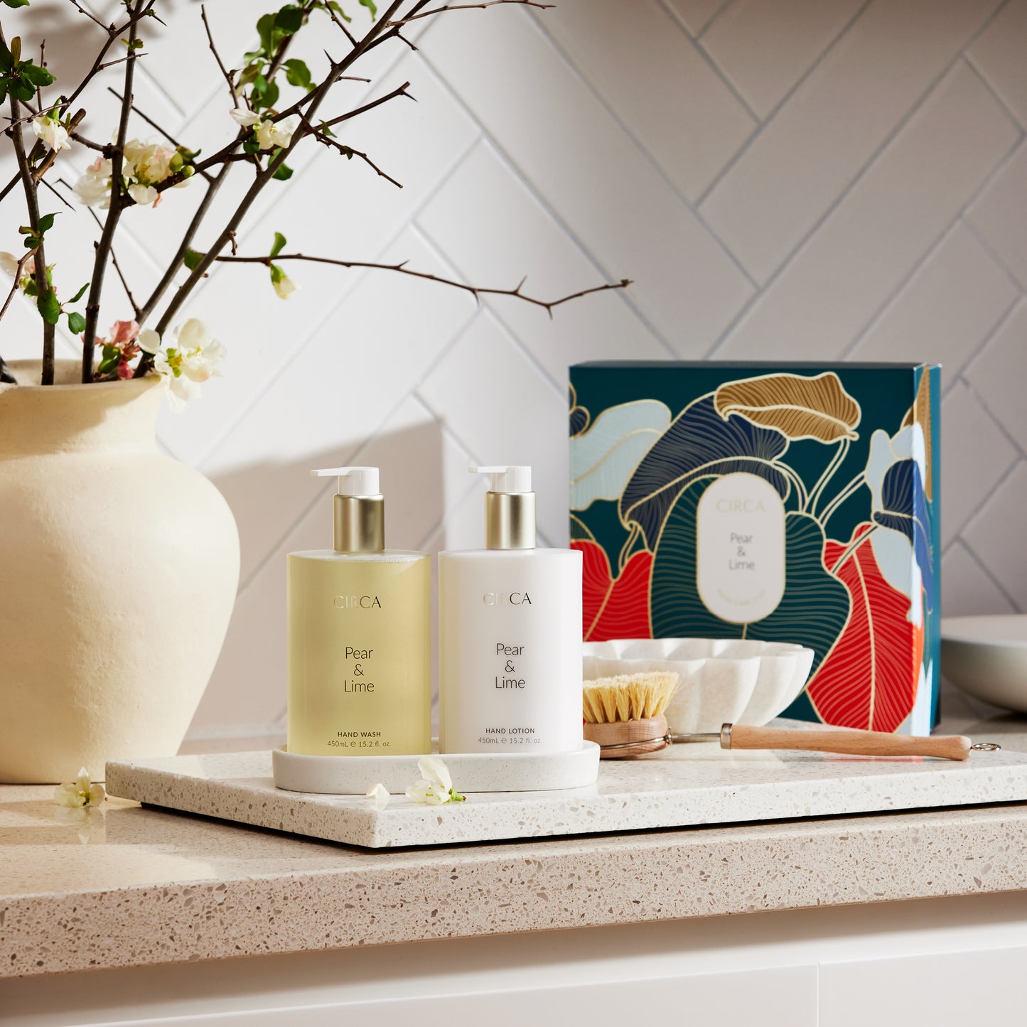 CIRCA Christmas Pear and Lime Hand Care Duo