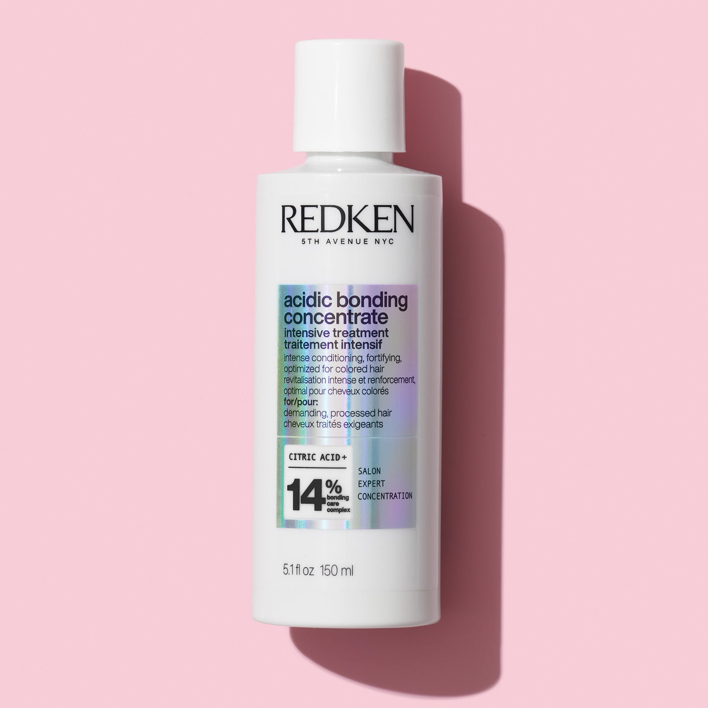 Redken Acidic Bonding Concentrate Intensive Pre-Treatment, Shampoo, Conditioner and Leave-in Treatment Bond Repair Bundle