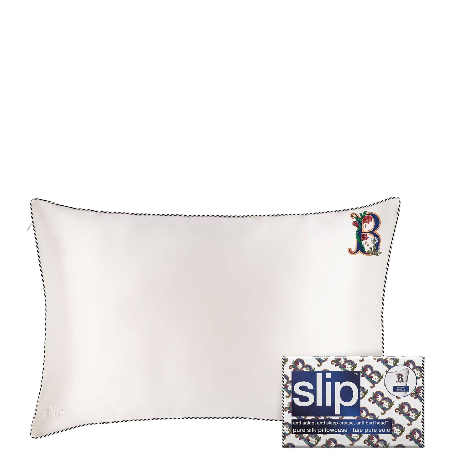 Slip Pure Silk Initial Collection Queen Pillowcase (Various Options)