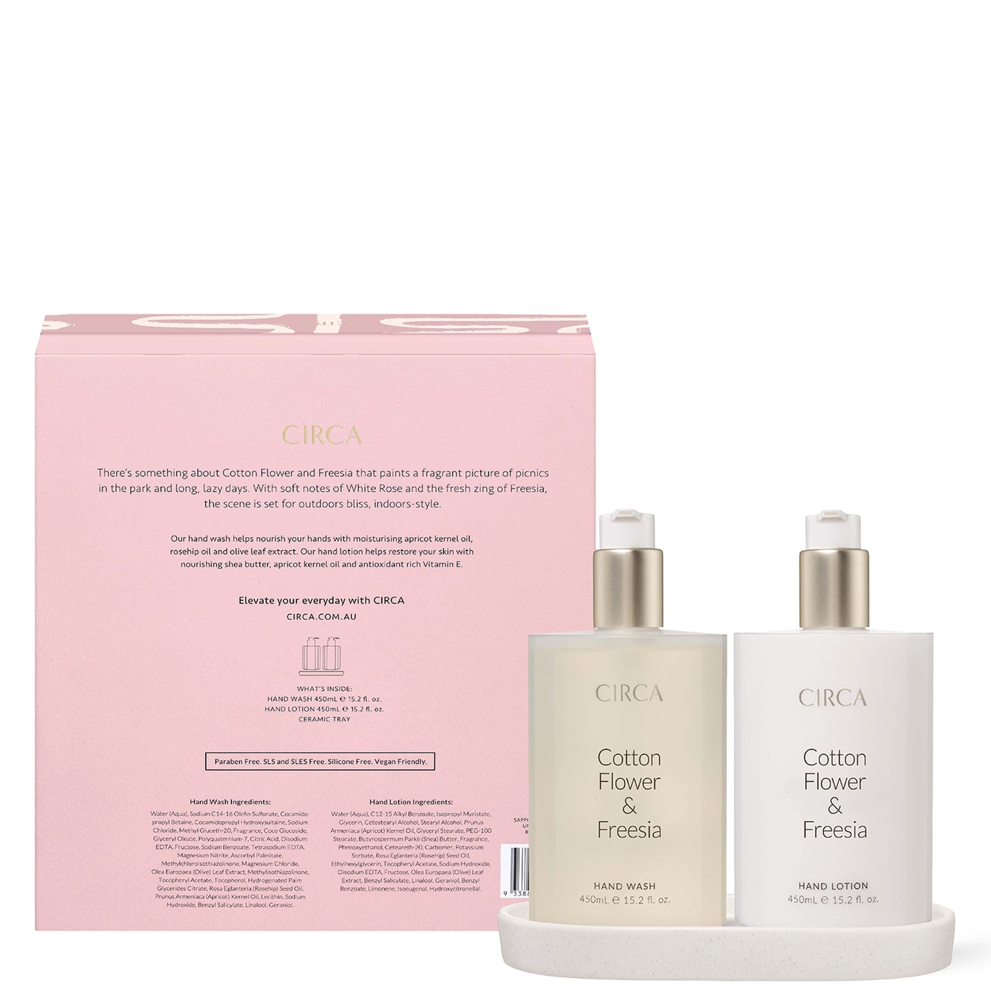 CIRCA Cotton Flower and Freesia Hand 900ml Duo