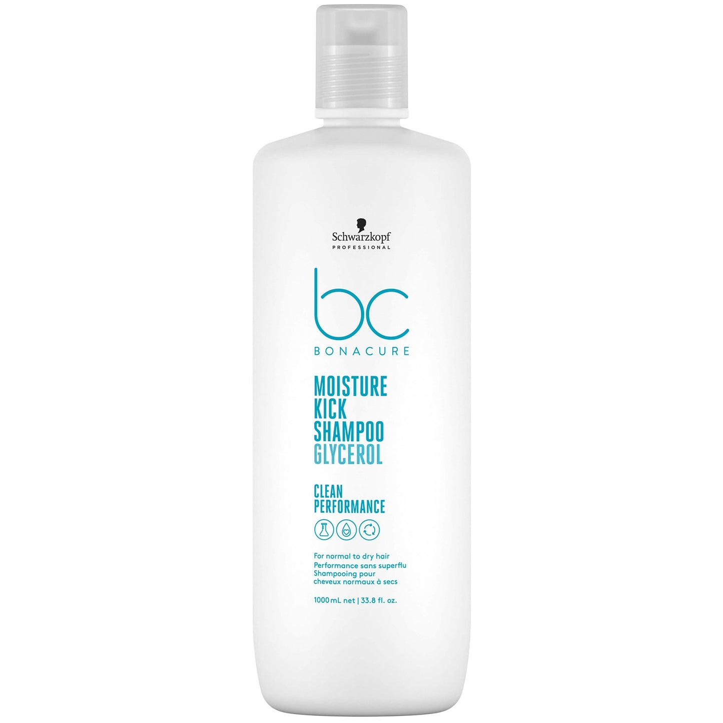 Schwarzkopf Professional BC Clean Performance Moisture Kick Shampoo 1000ml