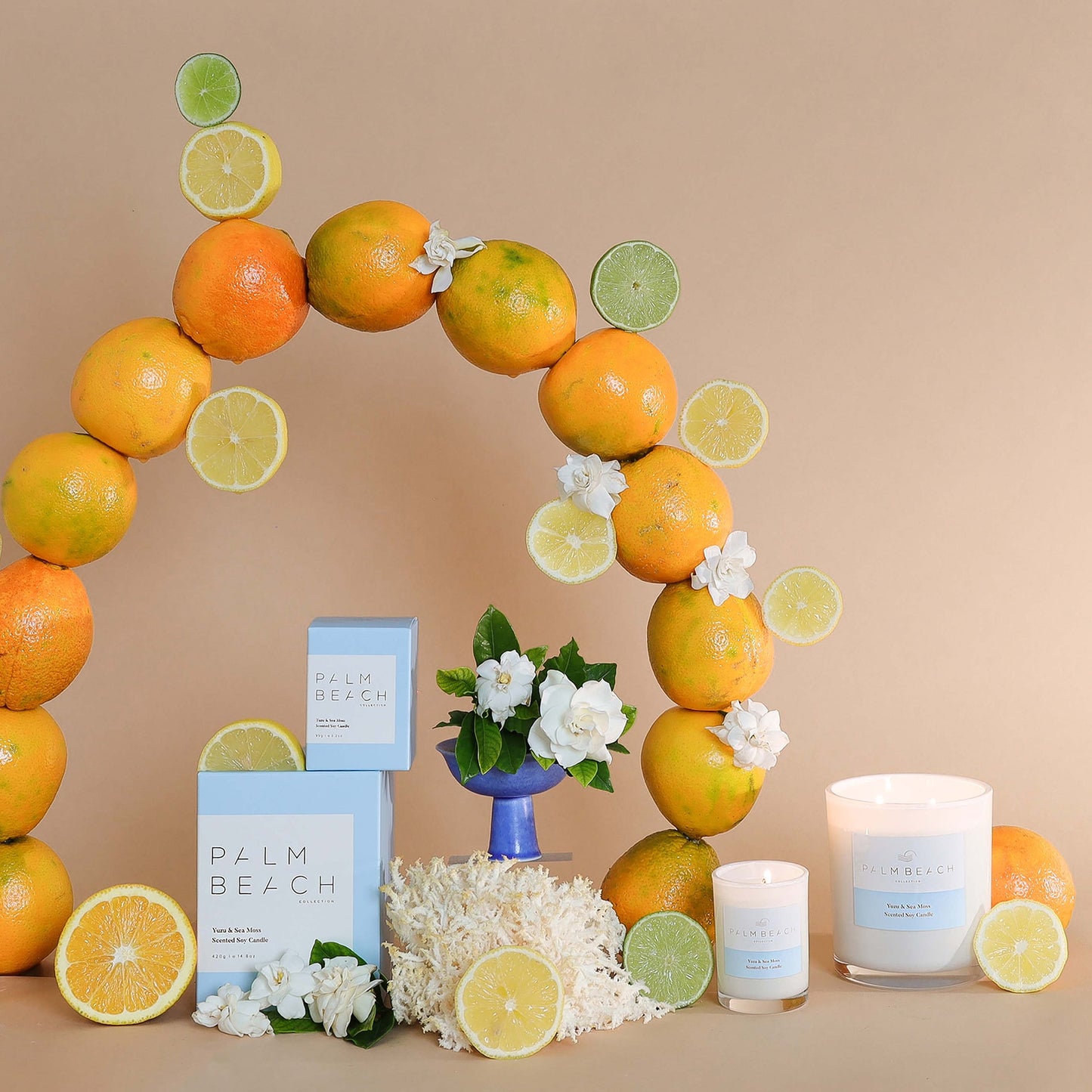 Palm Beach Collection Yuzu & Sea Moss Mini Candle 90g