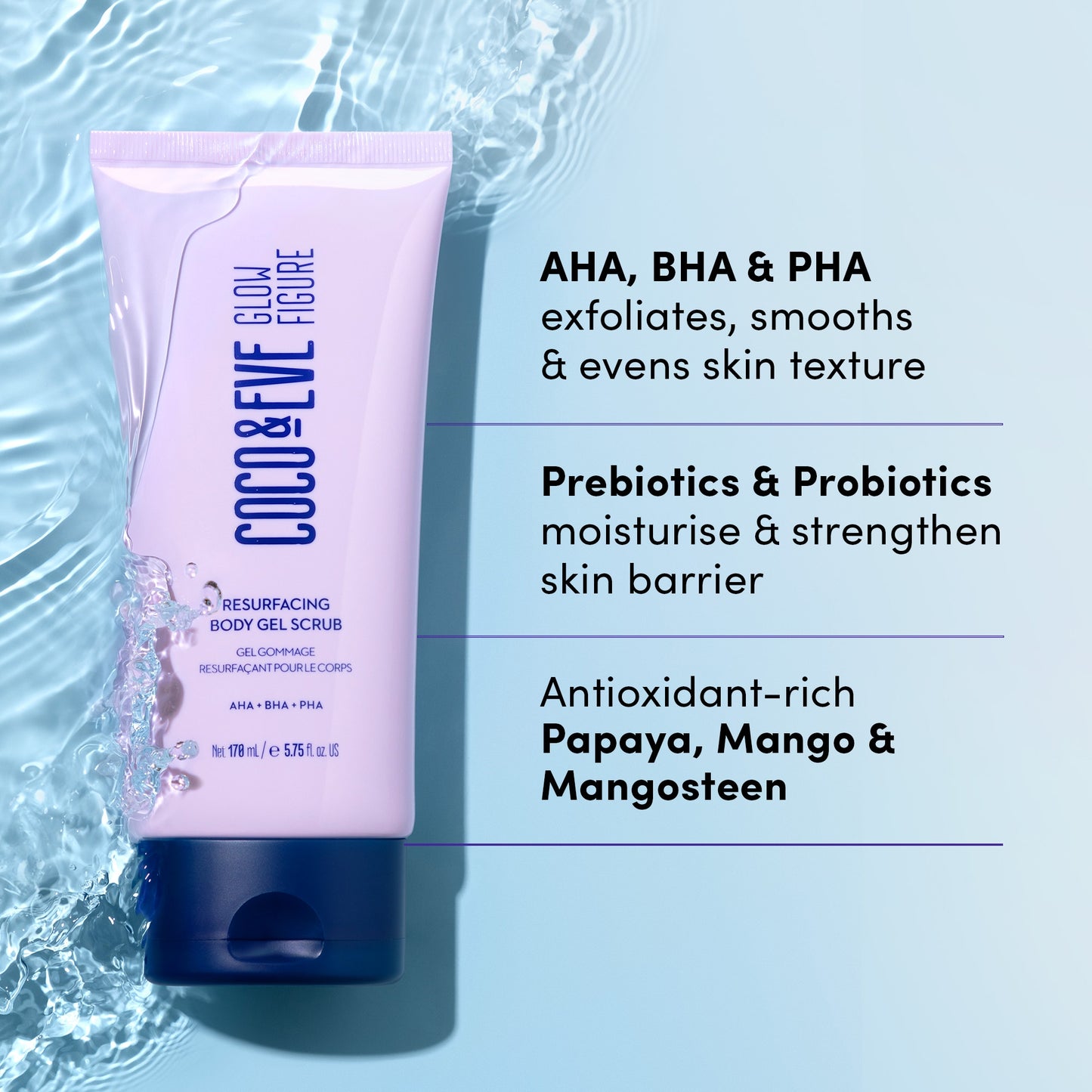 Coco & Eve Resurfacing Body Gel Scrub 170ml