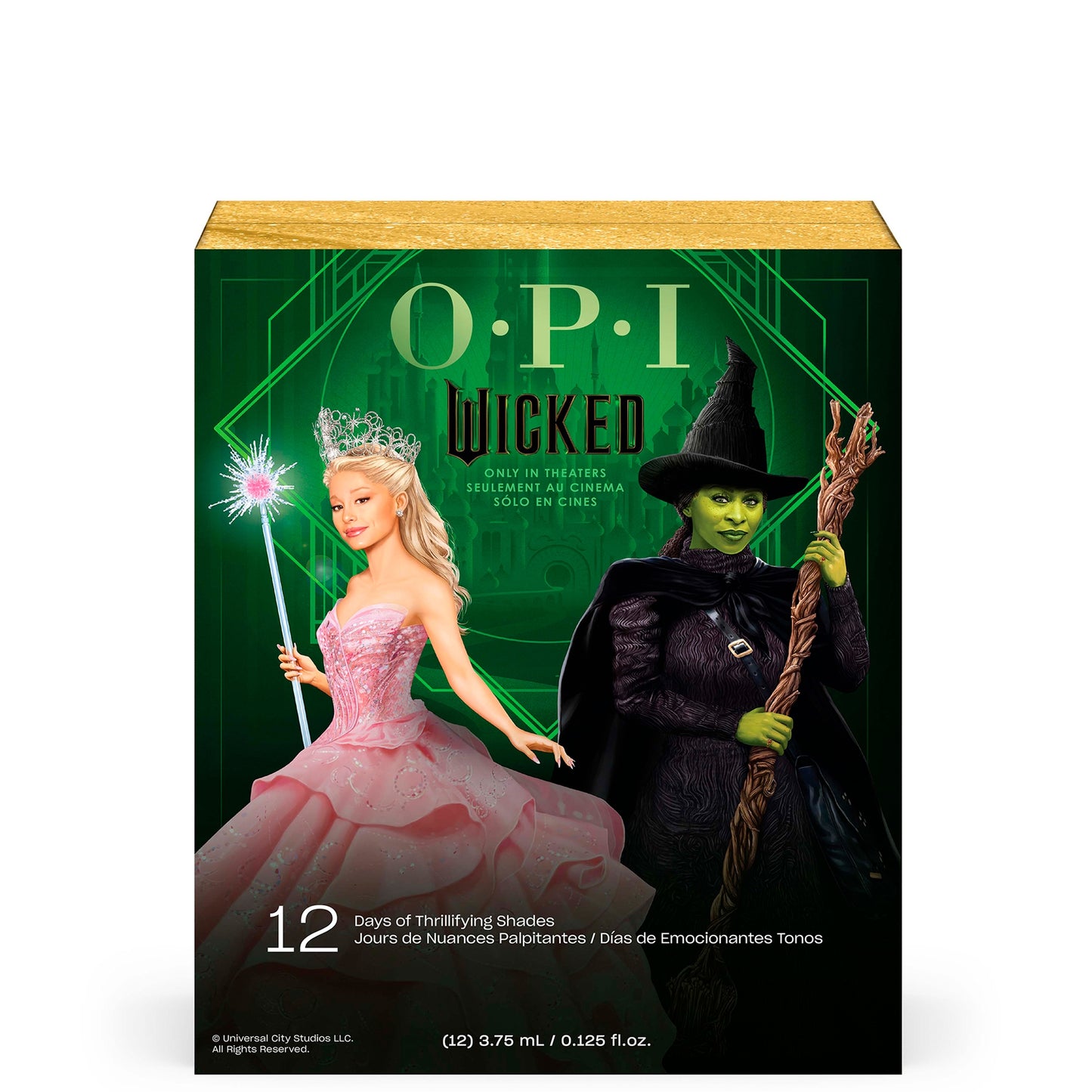 OPIxWicked Nail Lacquer 12pc Mini Advent Calendar 12x3.75ml