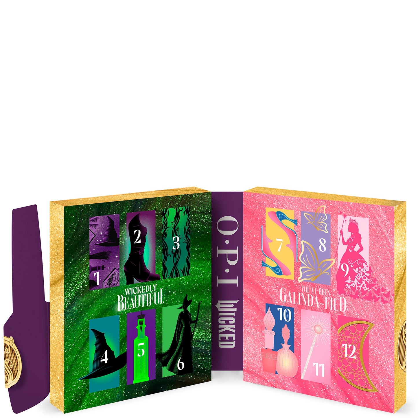 OPIxWicked Nail Lacquer 12pc Mini Advent Calendar 12x3.75ml